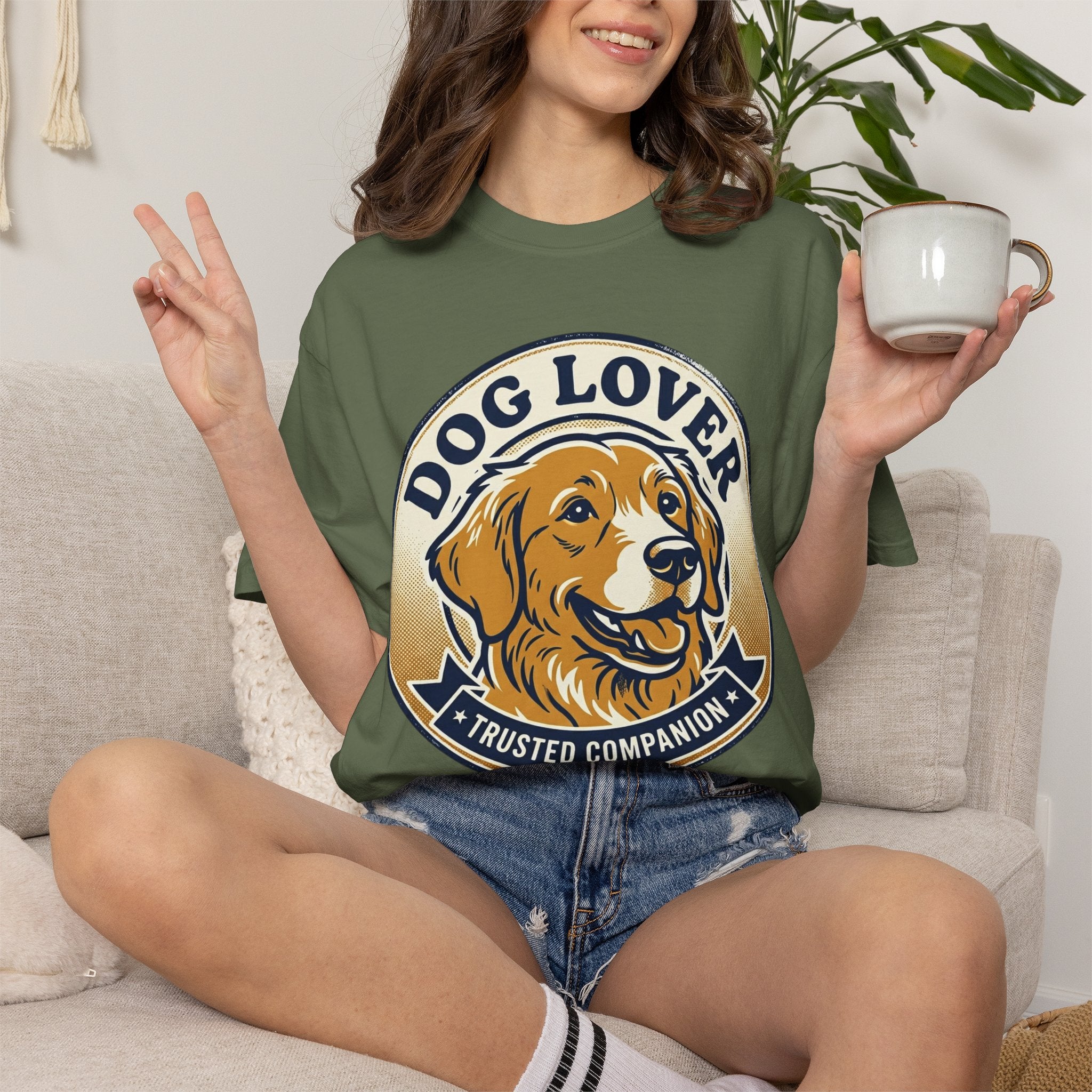 Dog Lover T-Shirt — "Trusted Companion" Graphic Tee