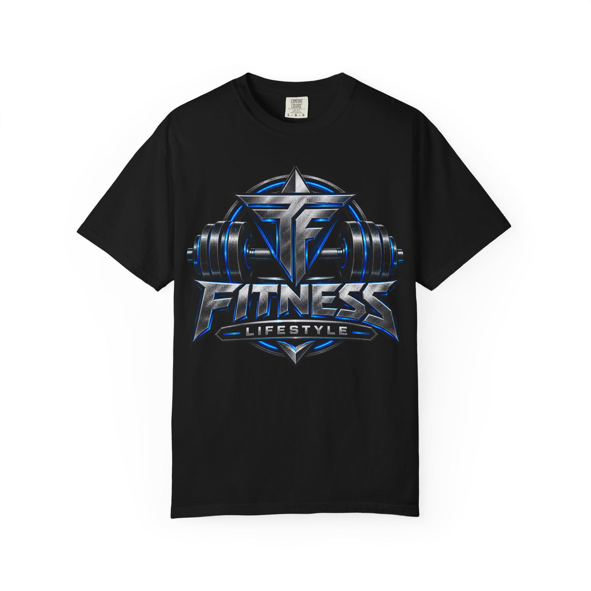 Fitness Lifestyle T-Shirt — Barbell Logo Gym Tee