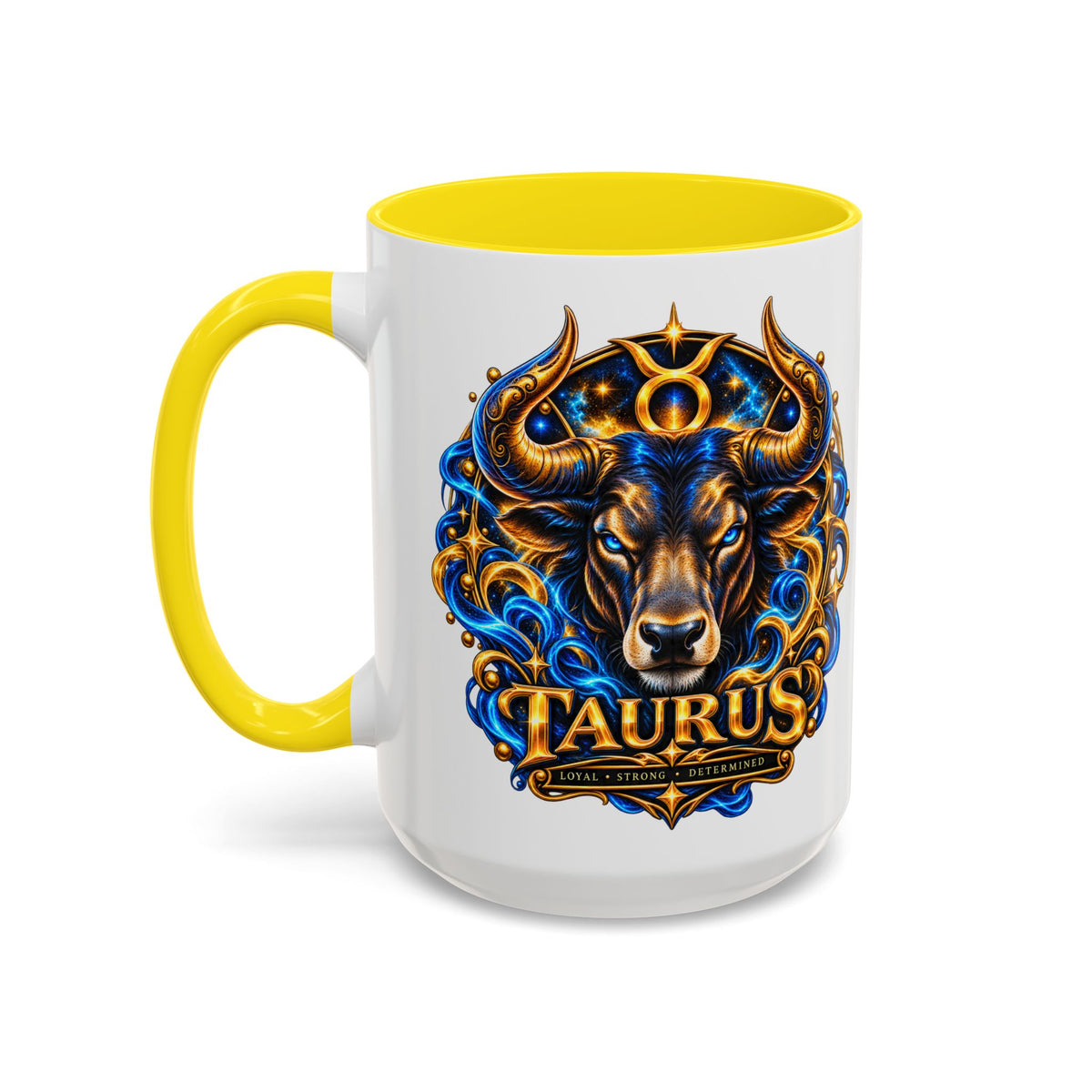 Taurus Coffee Mug — Zodiac Bull Accent Mug (11/15oz)