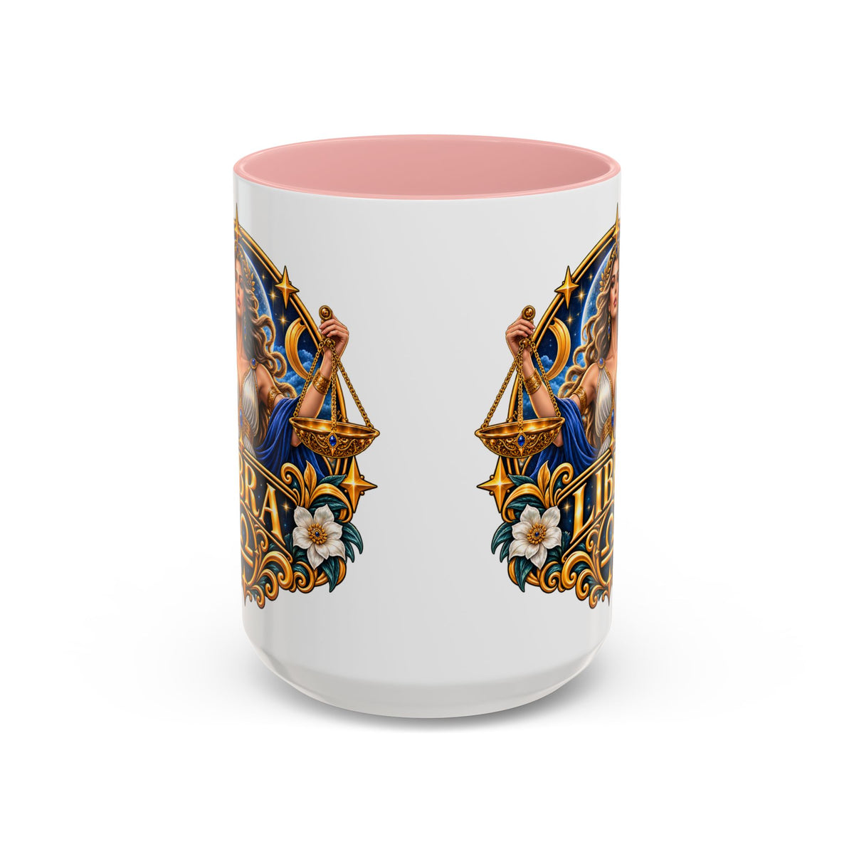 Libra Zodiac Coffee Mug – Elegant Horoscope Astrology Gift (11/15oz)