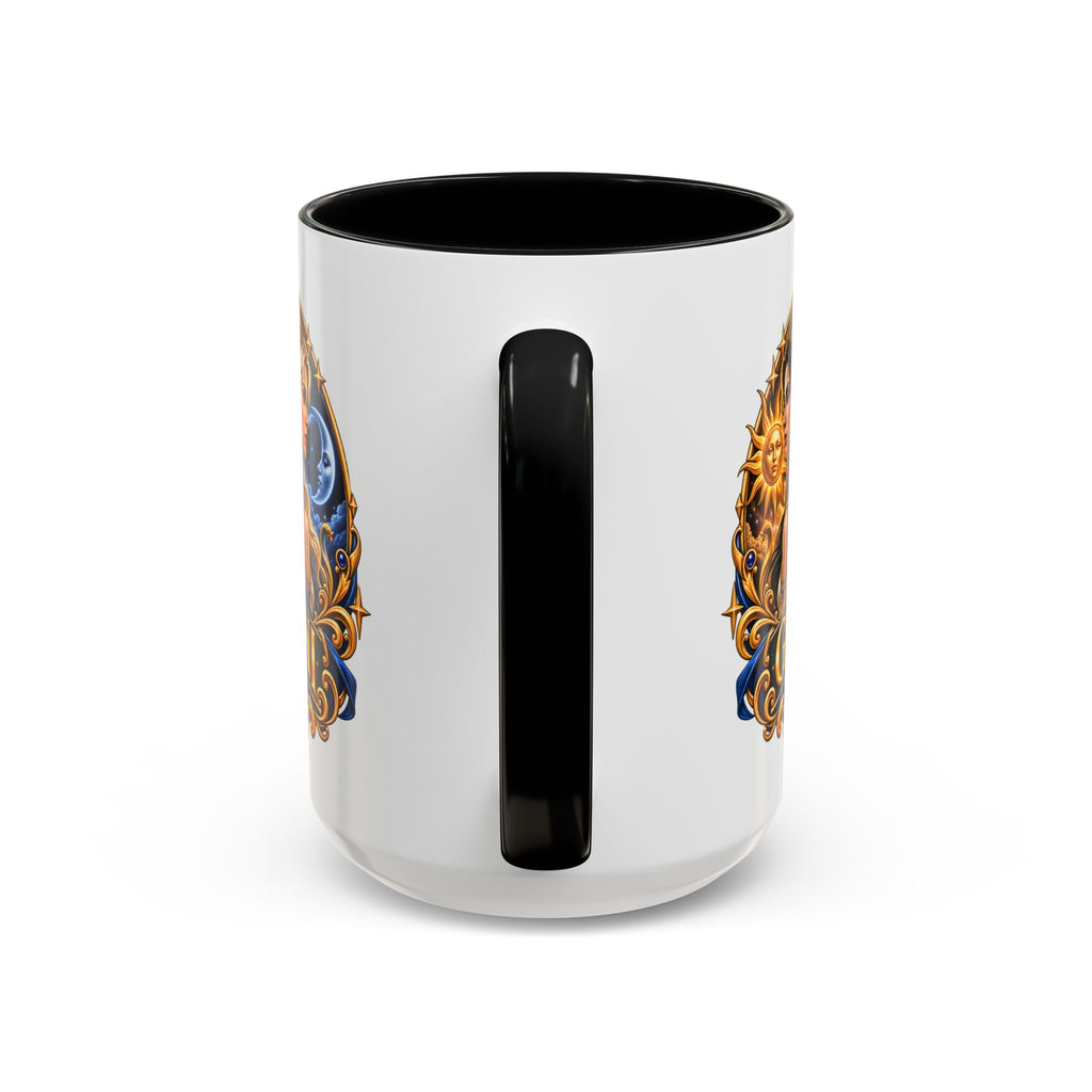 Gemini Zodiac Coffee Mug — Gemini Sign Astrology Accent Mug (11/15oz)