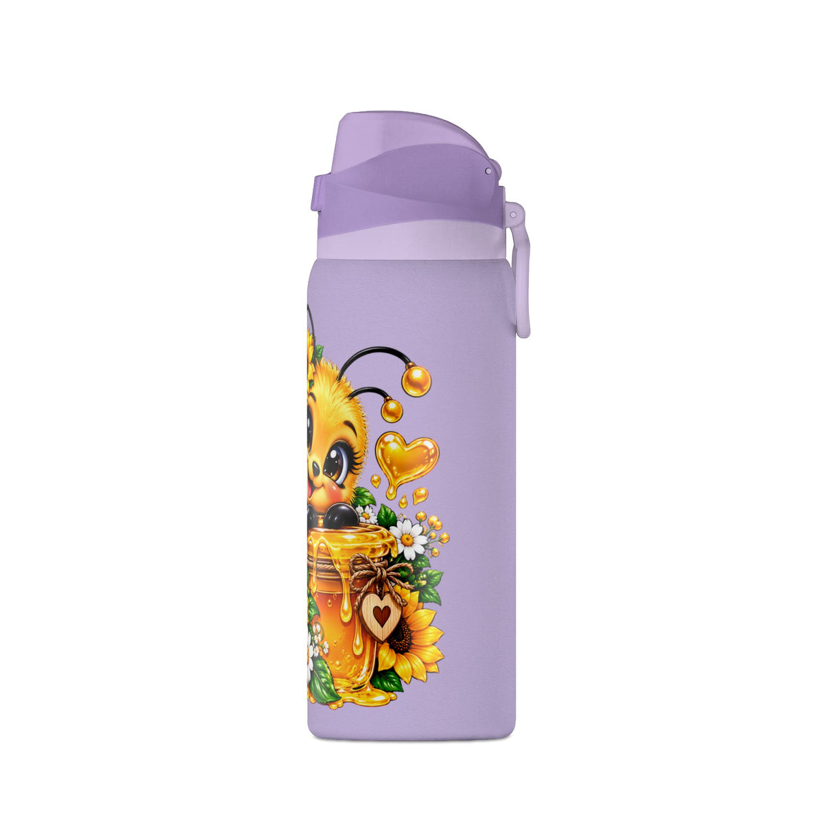 Bee and Sunflower Insulated Water Bottle