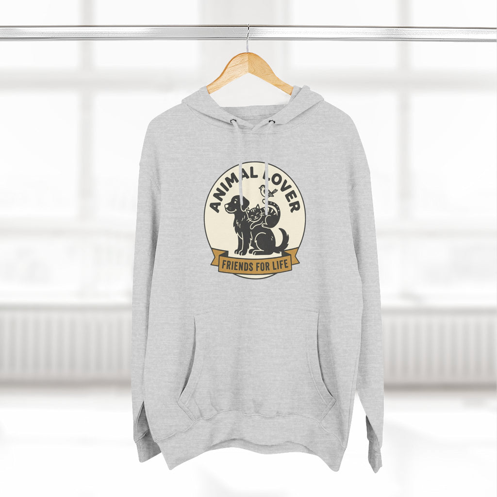 Animal Lover Hoodie – Friends For Life Graphic Pullover