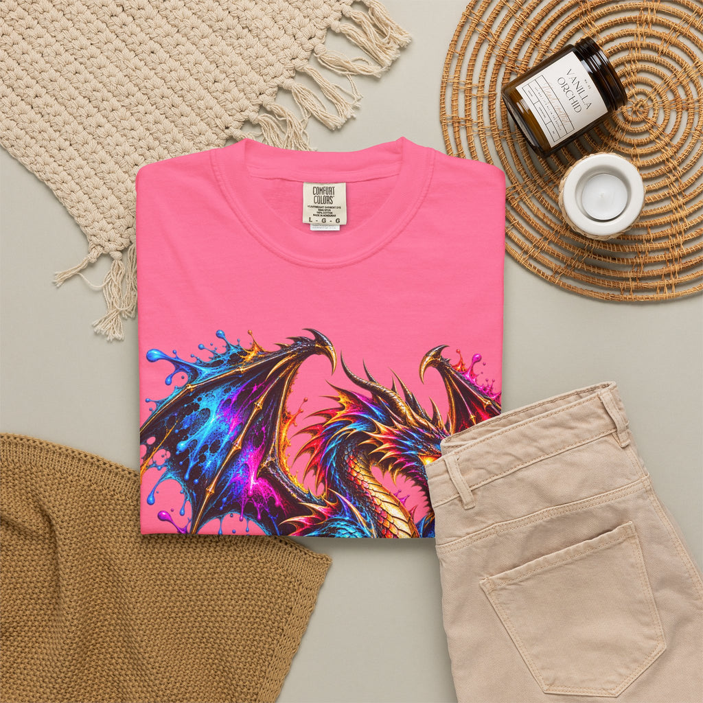 Vibrant Watercolor Dragon T-Shirt