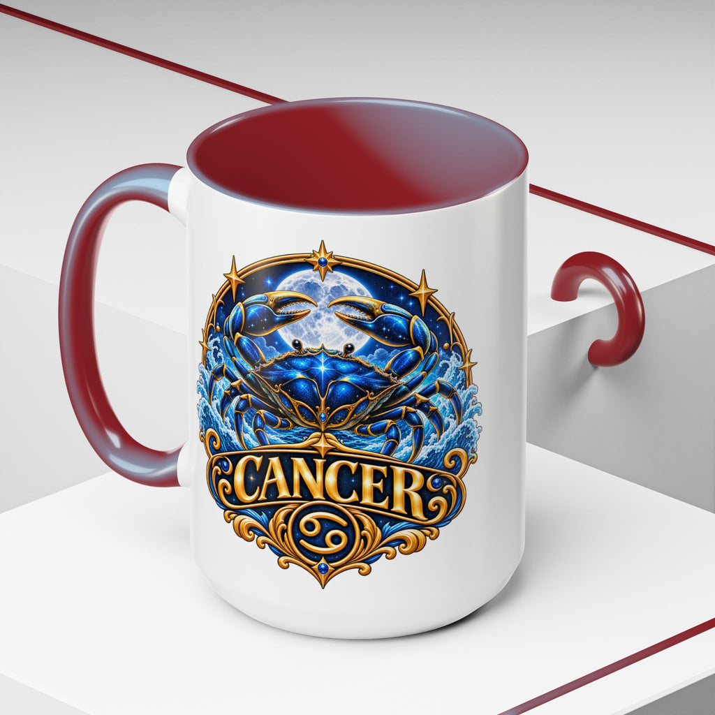 Cancer Zodiac Coffee Mug — Astrology Crab Horoscope Gift (11/15 oz)