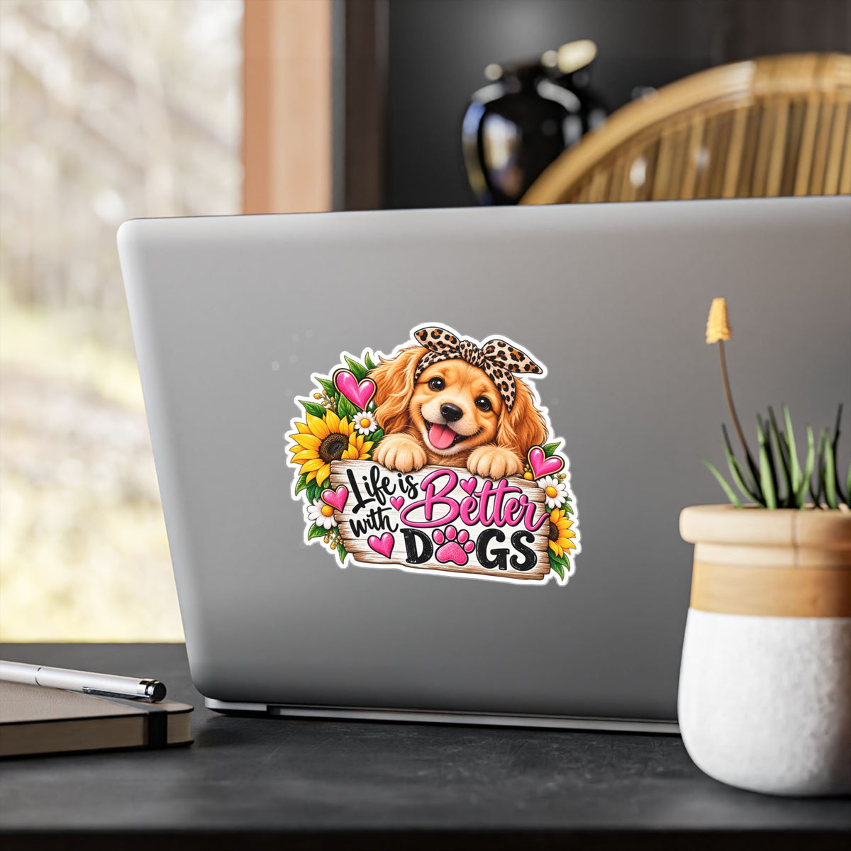 Life Is Better With Dogs Vinyl Decals