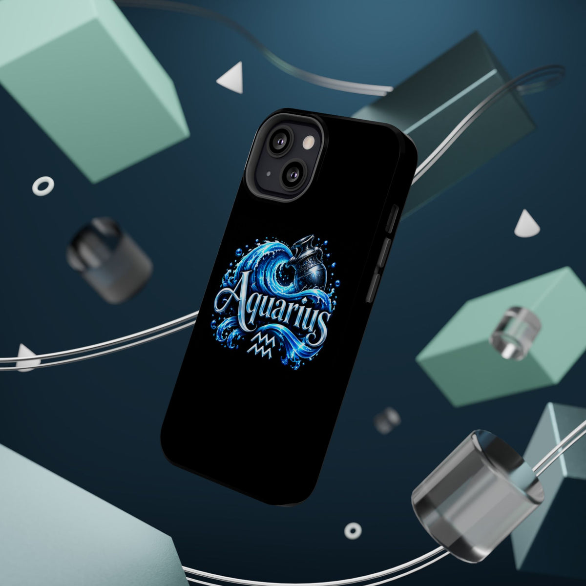 Aquarius Zodiac Magnetic Impact-Resistant Phone Case