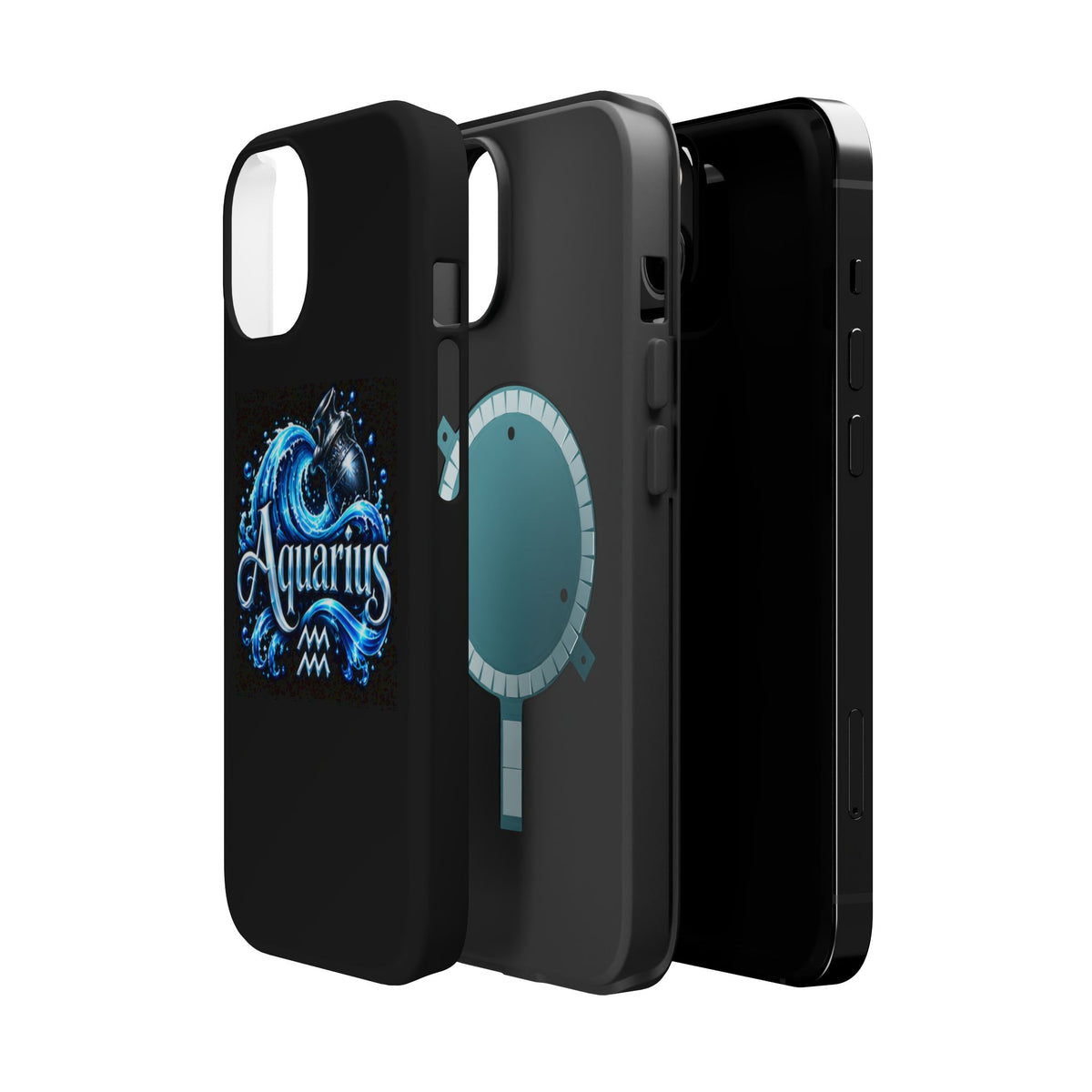 Aquarius Zodiac Magnetic Impact-Resistant Phone Case