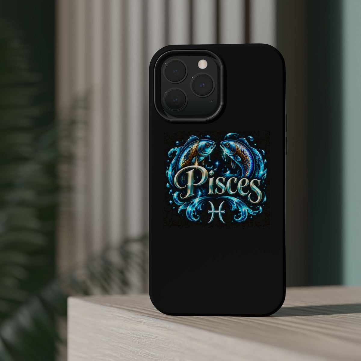 Pisces Magnetic Impact-Resistant Phone Case — Zodiac Fish Astrology Design