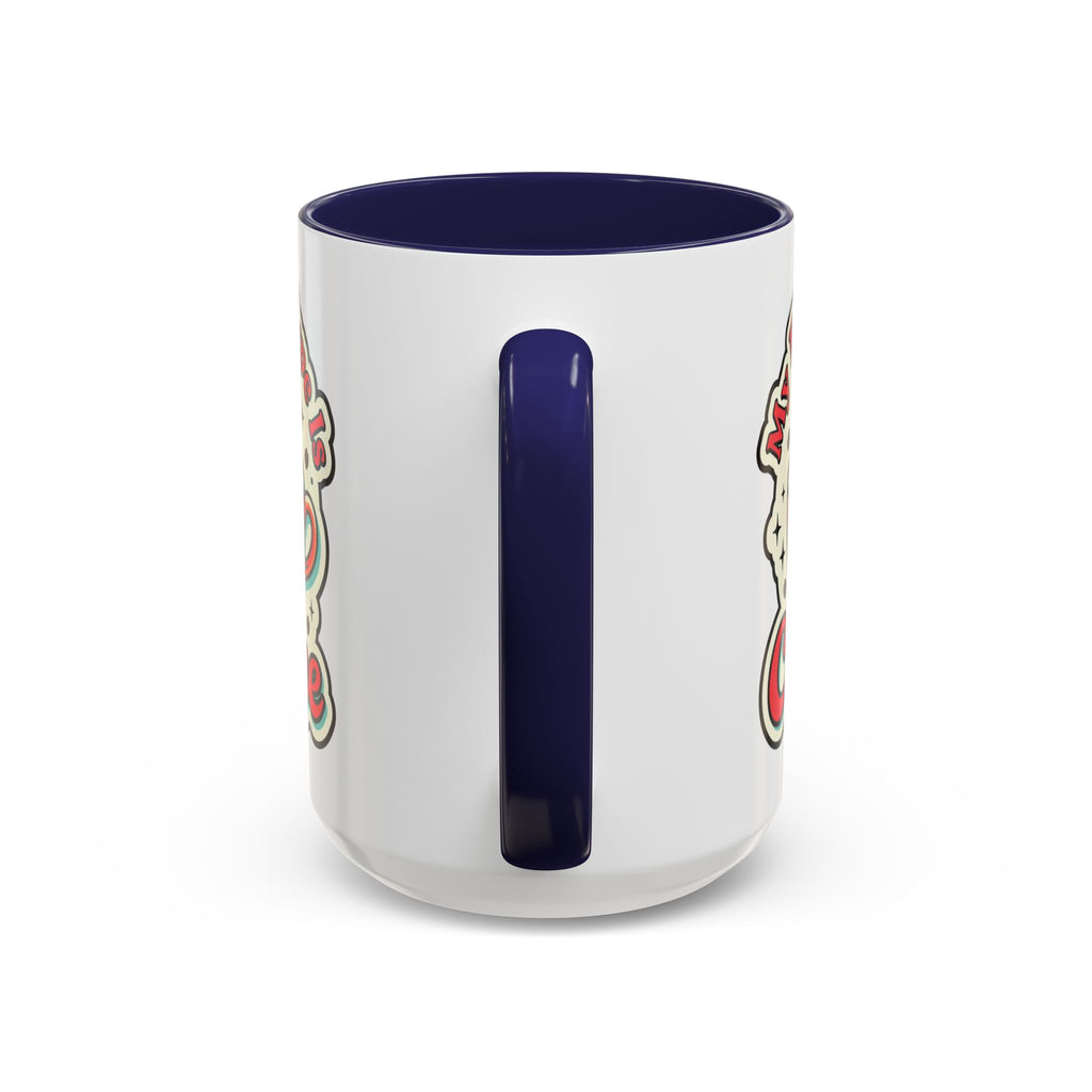 Coffee Mug - "My Blood Type Is Coffee" Accent Ceramic Mug (11oz & 15oz)