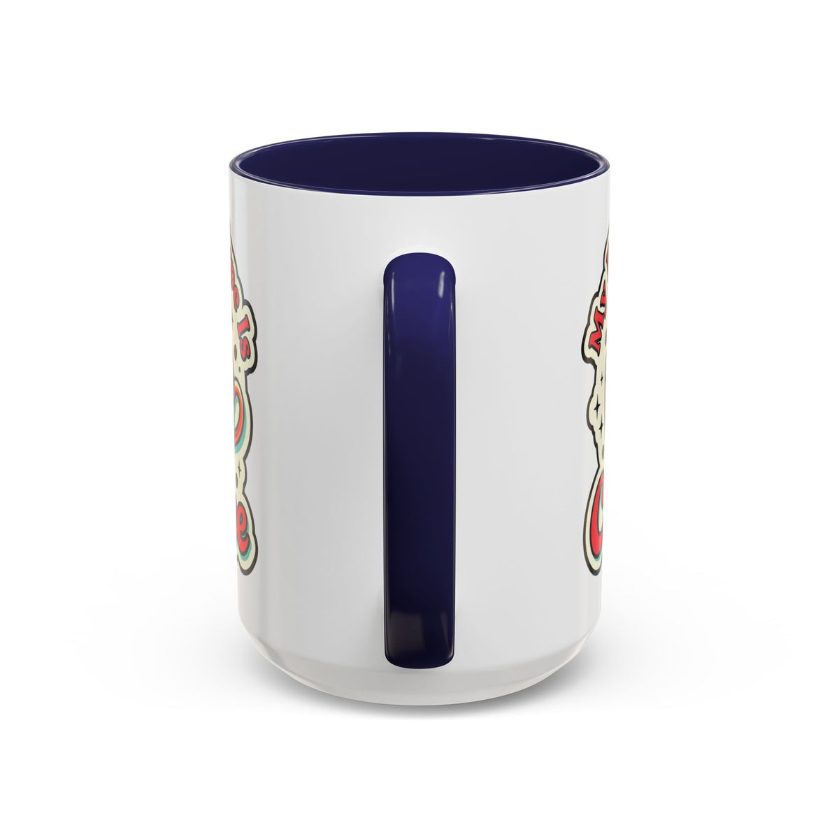 Coffee Mug - "My Blood Type Is Coffee" Accent Ceramic Mug (11oz & 15oz)