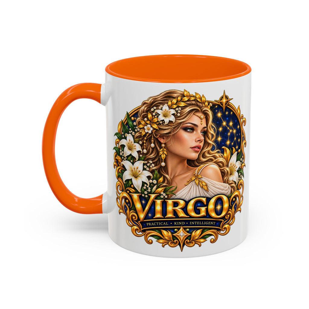 Virgo Zodiac Coffee Mug — Astrology Gift Mug (11/15oz)