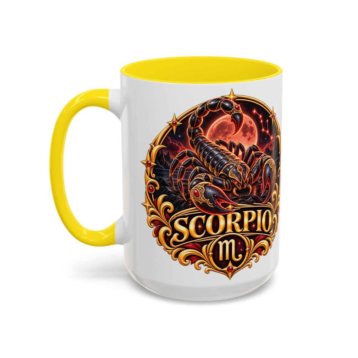 Scorpio Zodiac Coffee Mug — Bold Scorpion Astrology Design (11/15oz)