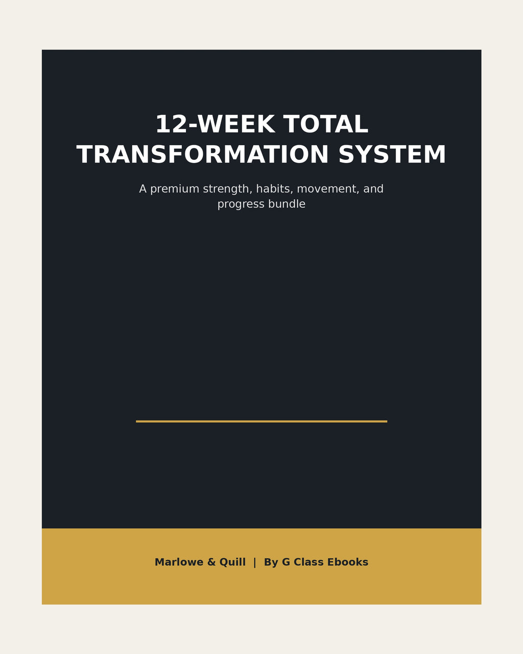 12-Week Total Transformation System (Printable)