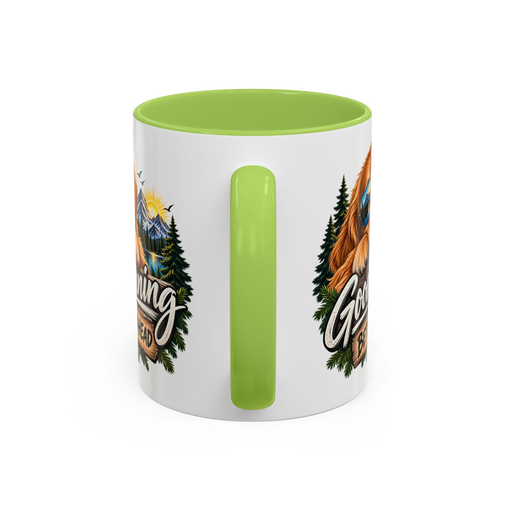 Good Morning Dog Coffee Mug — 'Good Morning, Better Days Ahead' Accent Mug