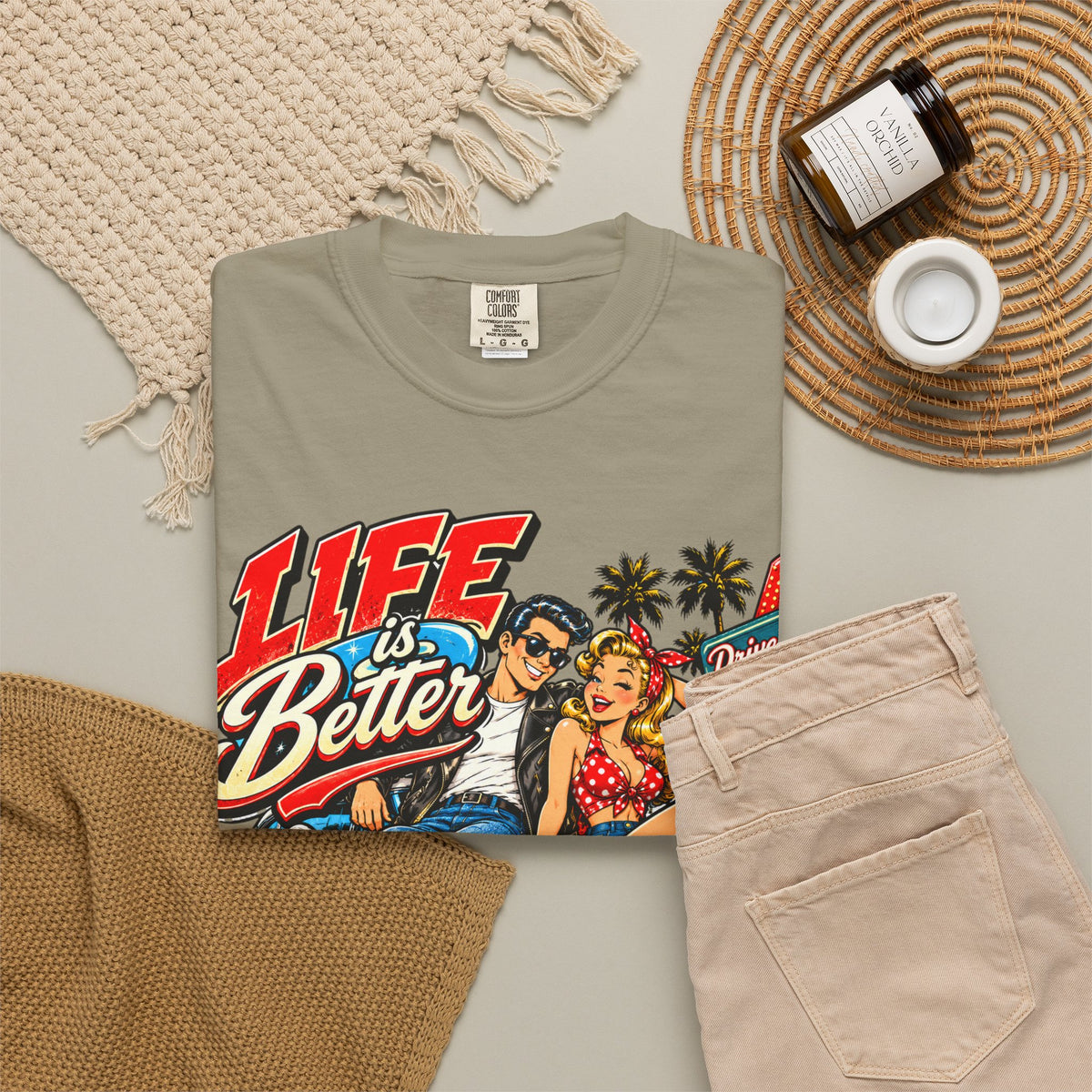 Life Is Better Drive-In Vintage T-Shirt