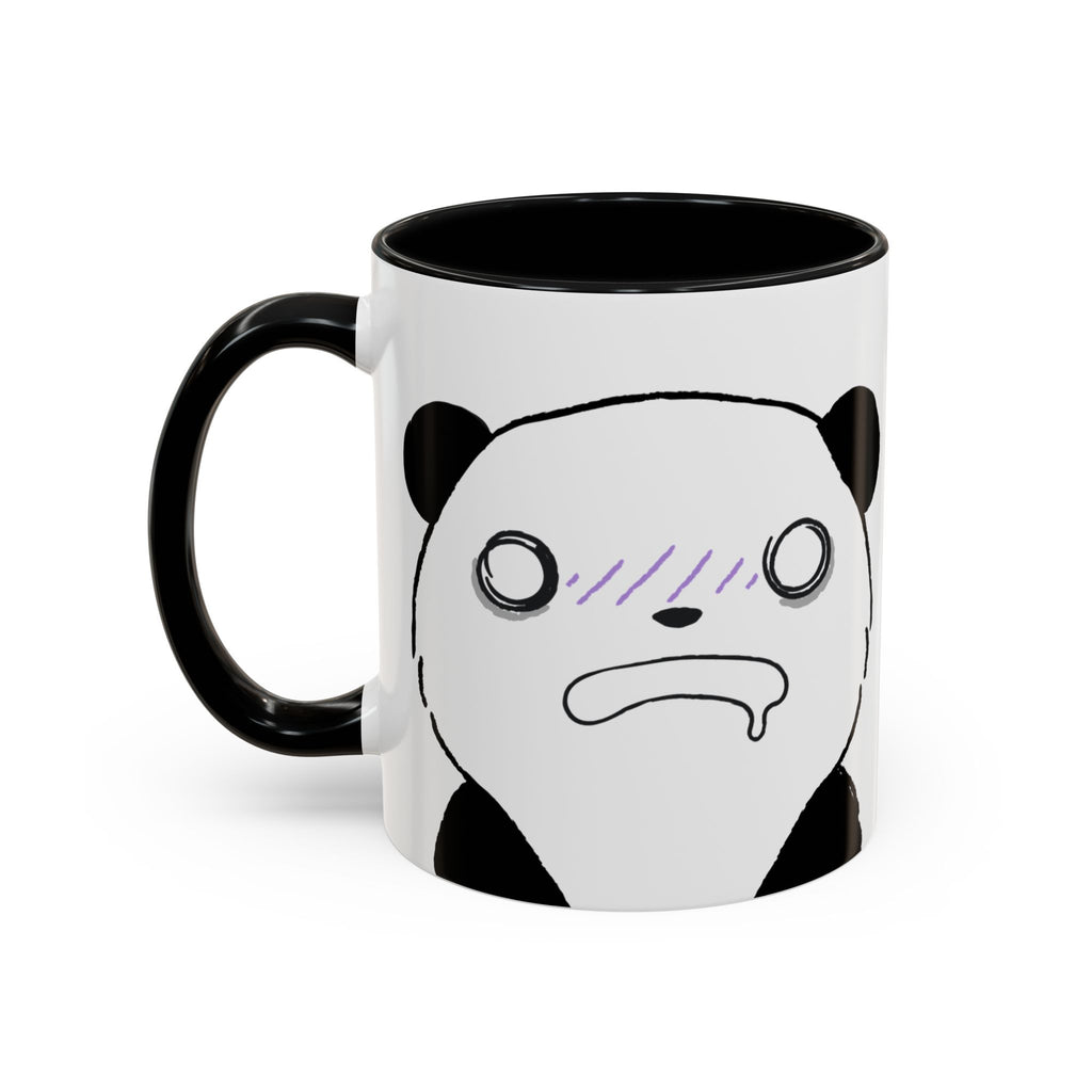 Just Give Me My Coffee!!! Accent Mug — Panda Coffee Lover Gift (11/15oz)