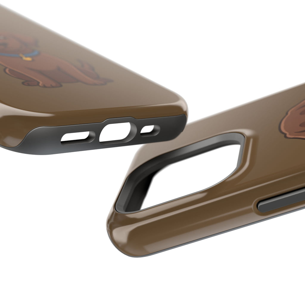 Chocolate Labrador Phone Case — Cute Dog Impact‑Resistant iPhone Cover
