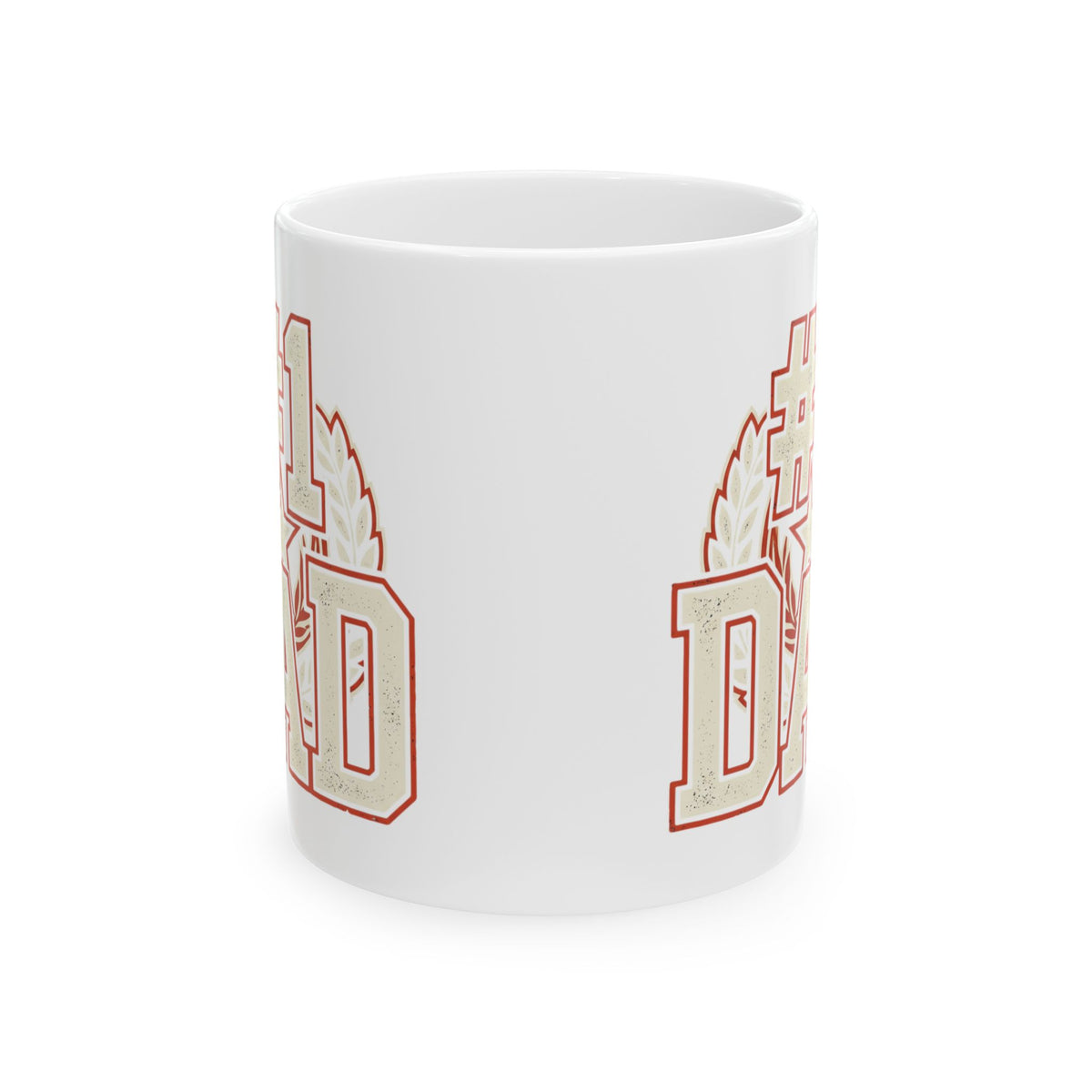 #1 Dad Mug | Vintage Athletic DAD Ceramic Mug