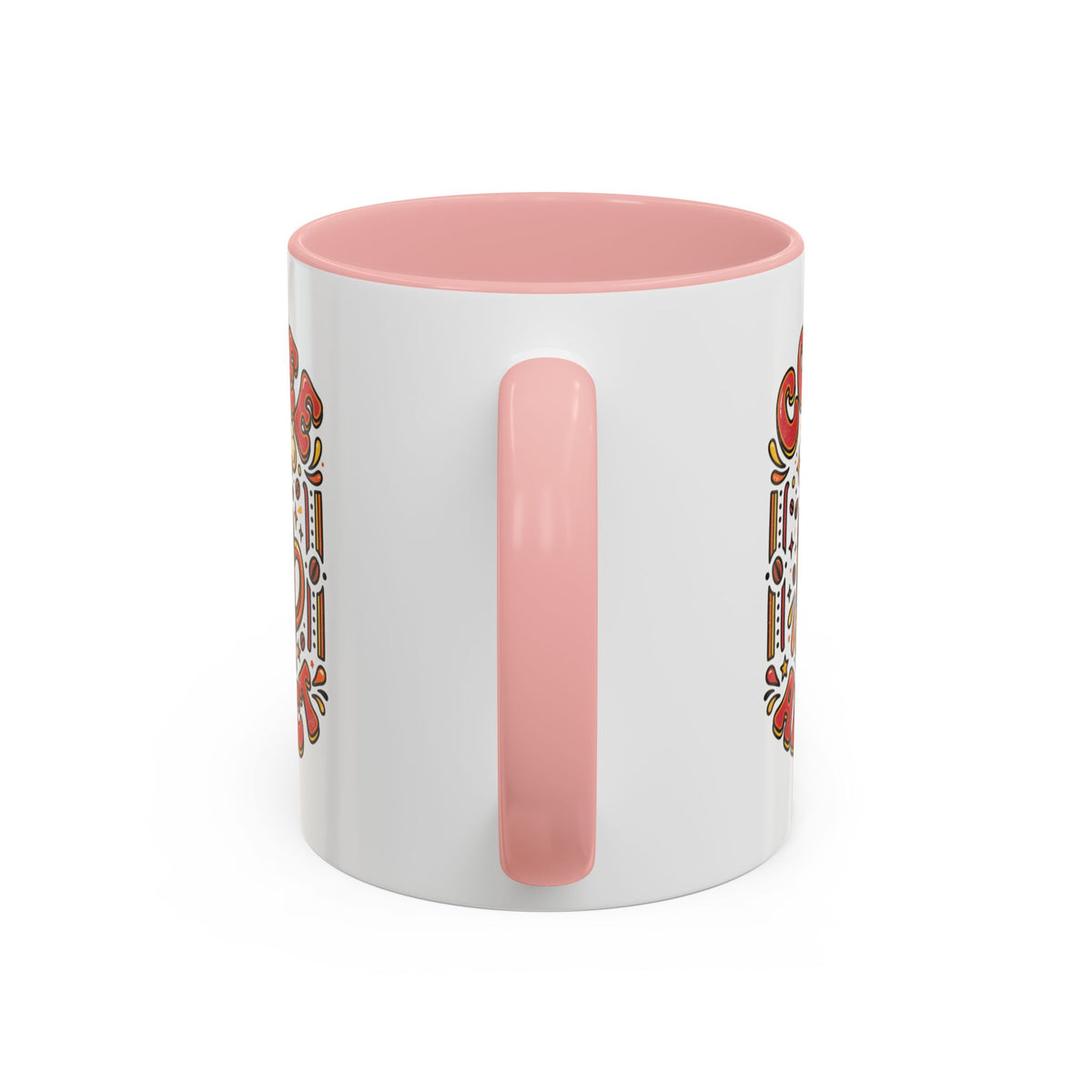 Coffee Addict Accent Mug — "Coffee Power" Retro Coffee Lover Gift (11oz/15oz)