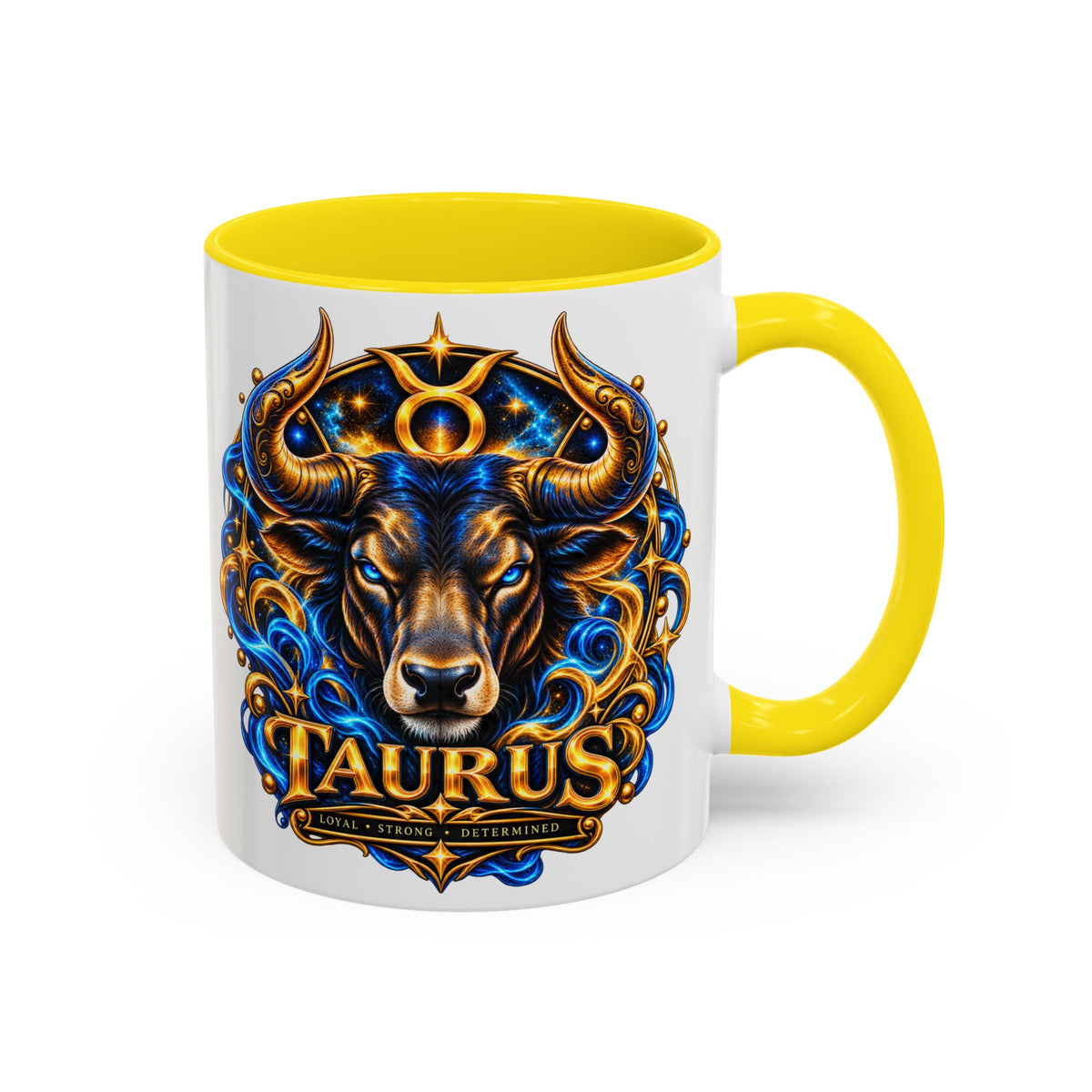 Taurus Coffee Mug — Zodiac Bull Accent Mug (11/15oz)
