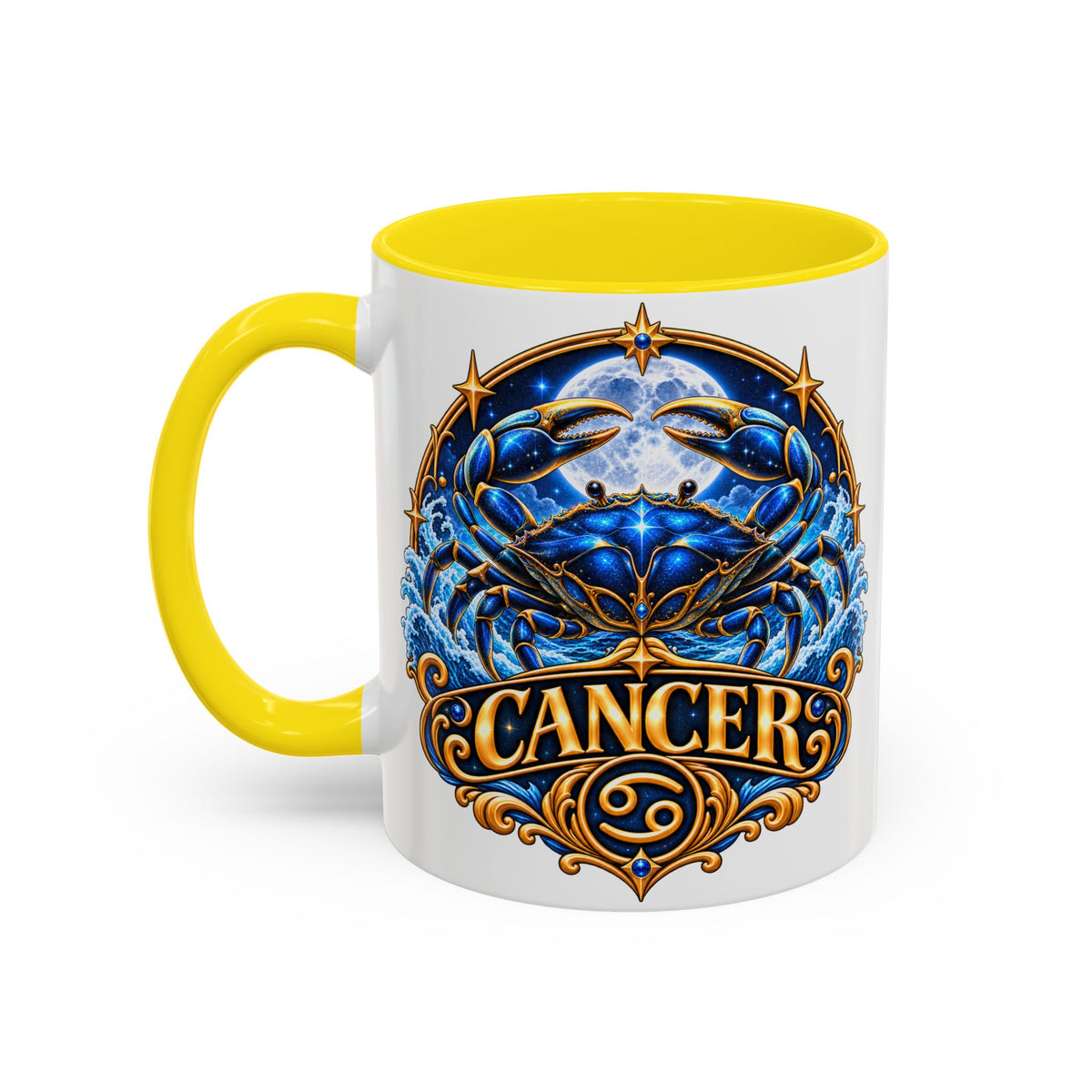 Cancer Zodiac Coffee Mug — Astrology Crab Horoscope Gift (11/15 oz)