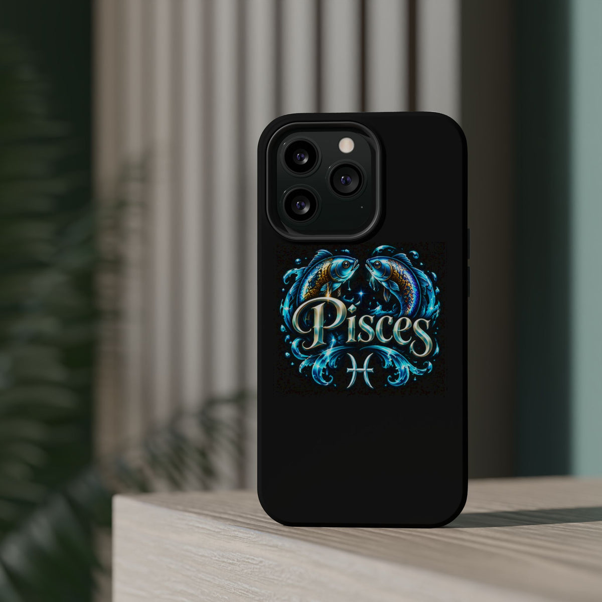 Pisces Magnetic Impact-Resistant Phone Case — Zodiac Fish Astrology Design
