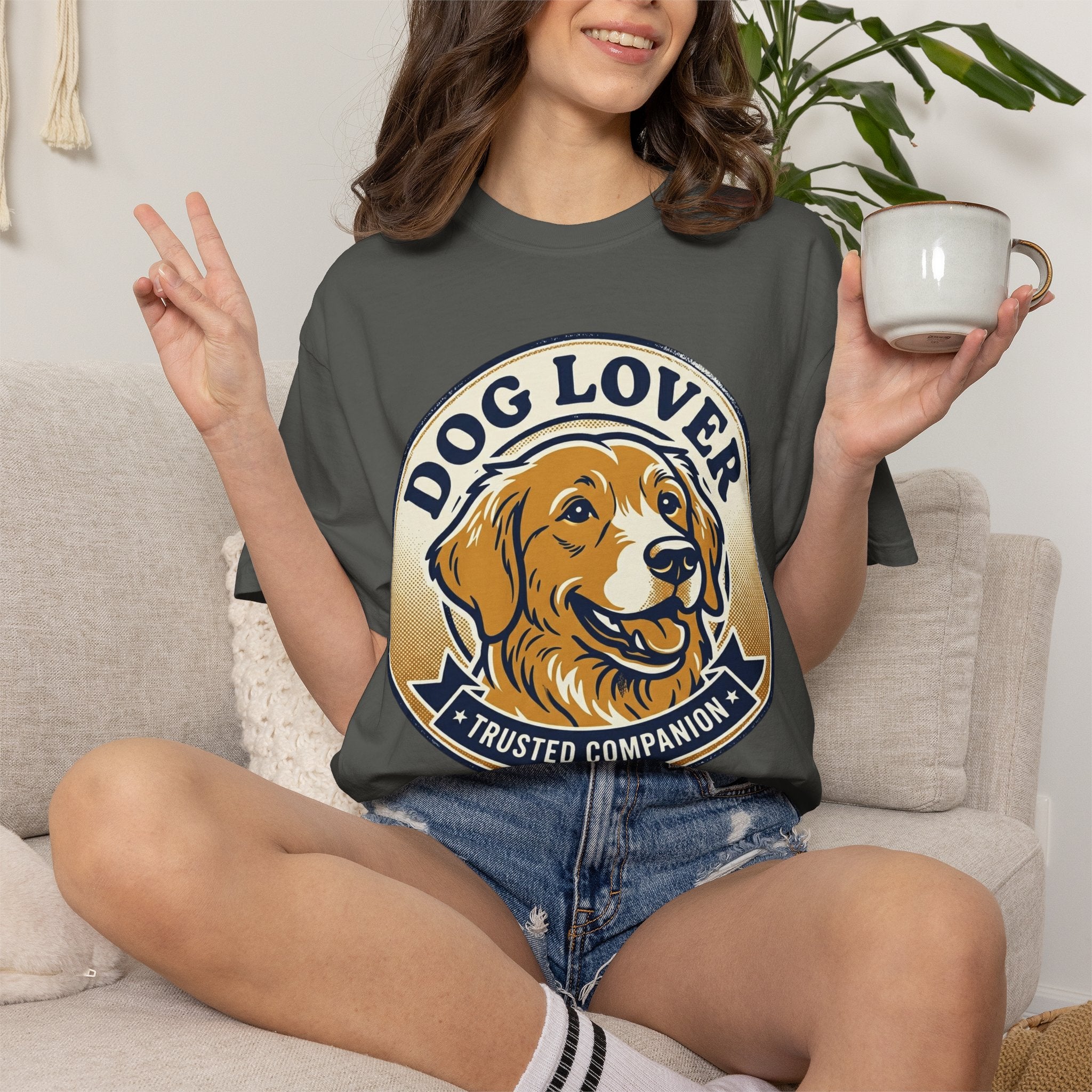 Dog Lover T-Shirt — "Trusted Companion" Graphic Tee