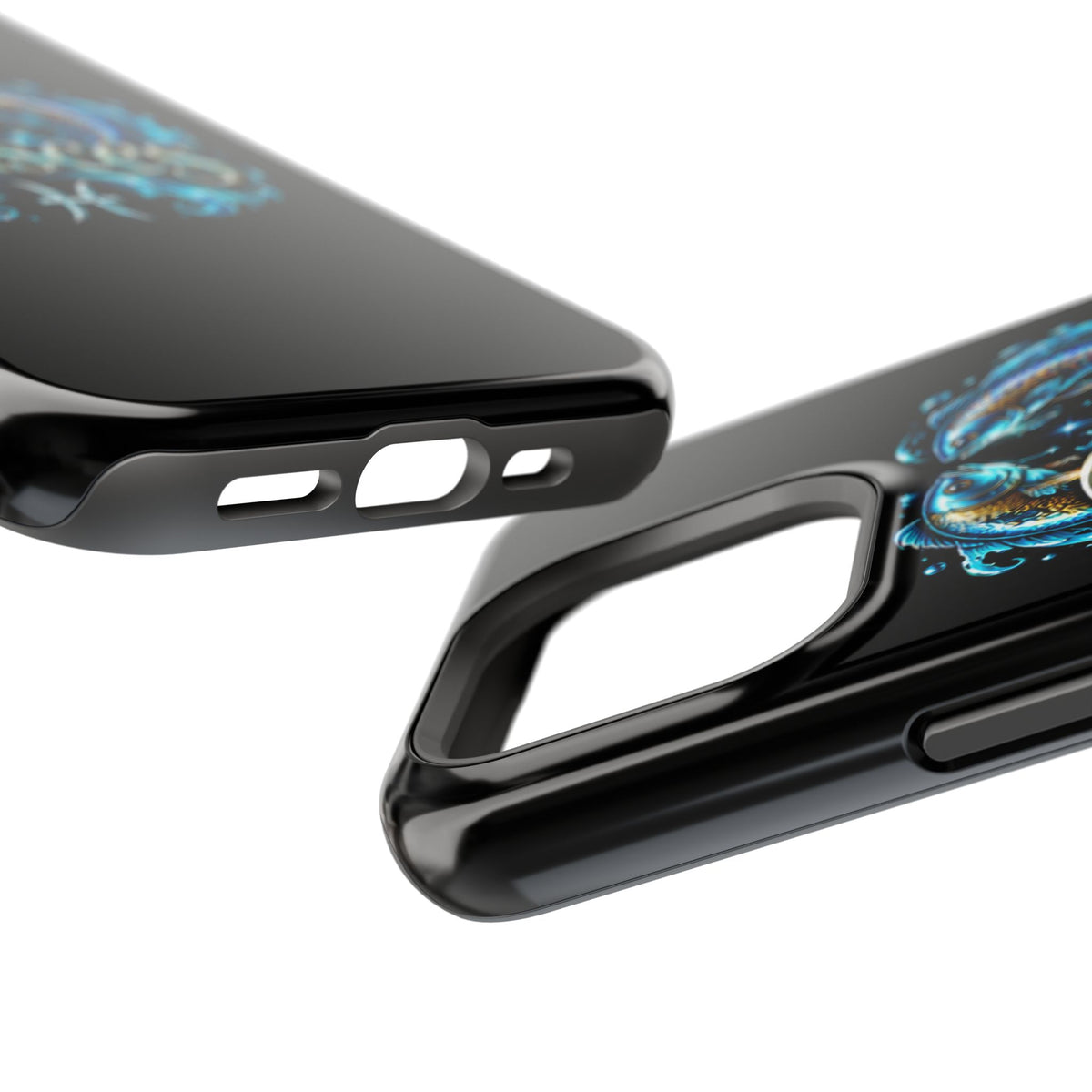 Pisces Magnetic Impact-Resistant Phone Case — Zodiac Fish Astrology Design