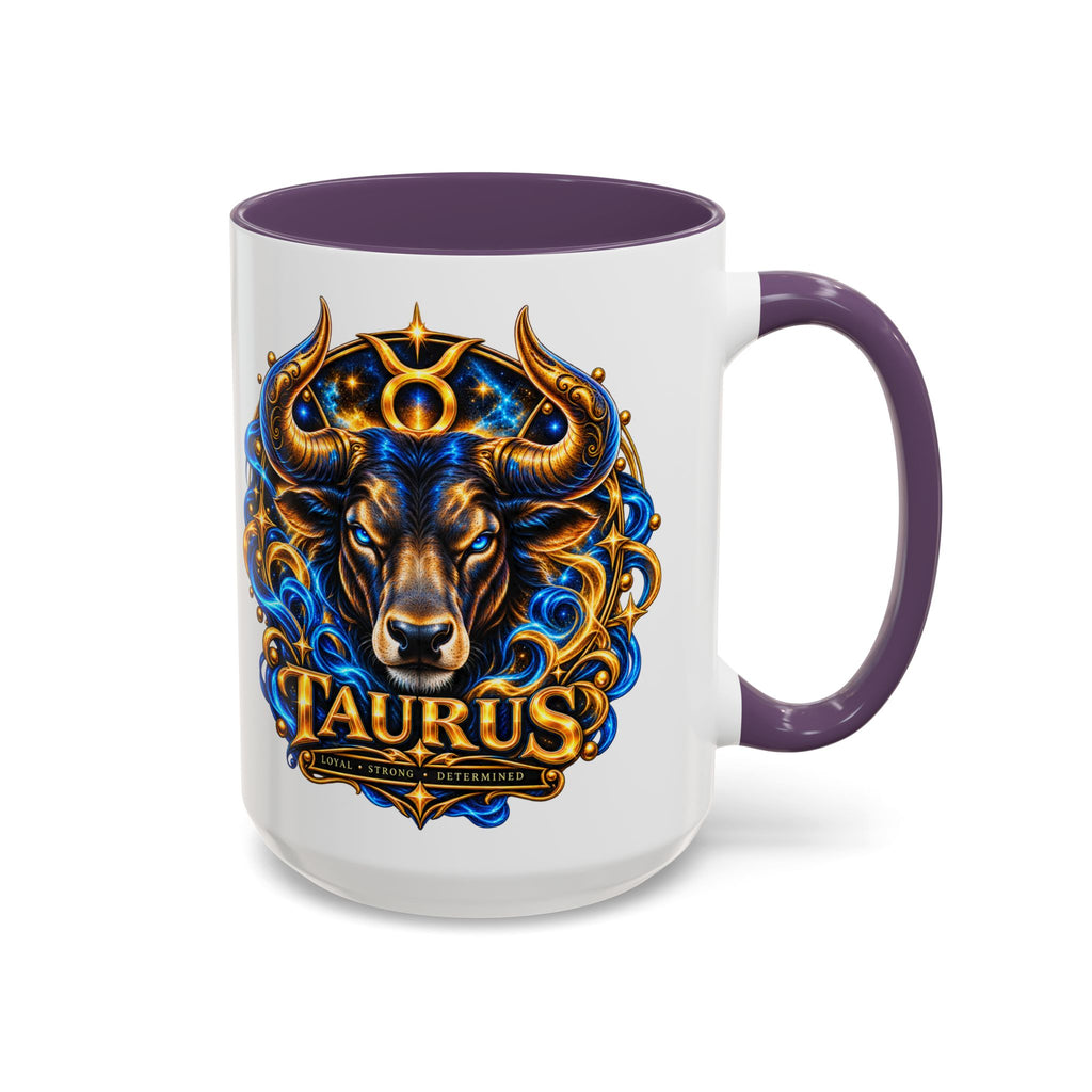 Taurus Coffee Mug — Zodiac Bull Accent Mug (11/15oz)