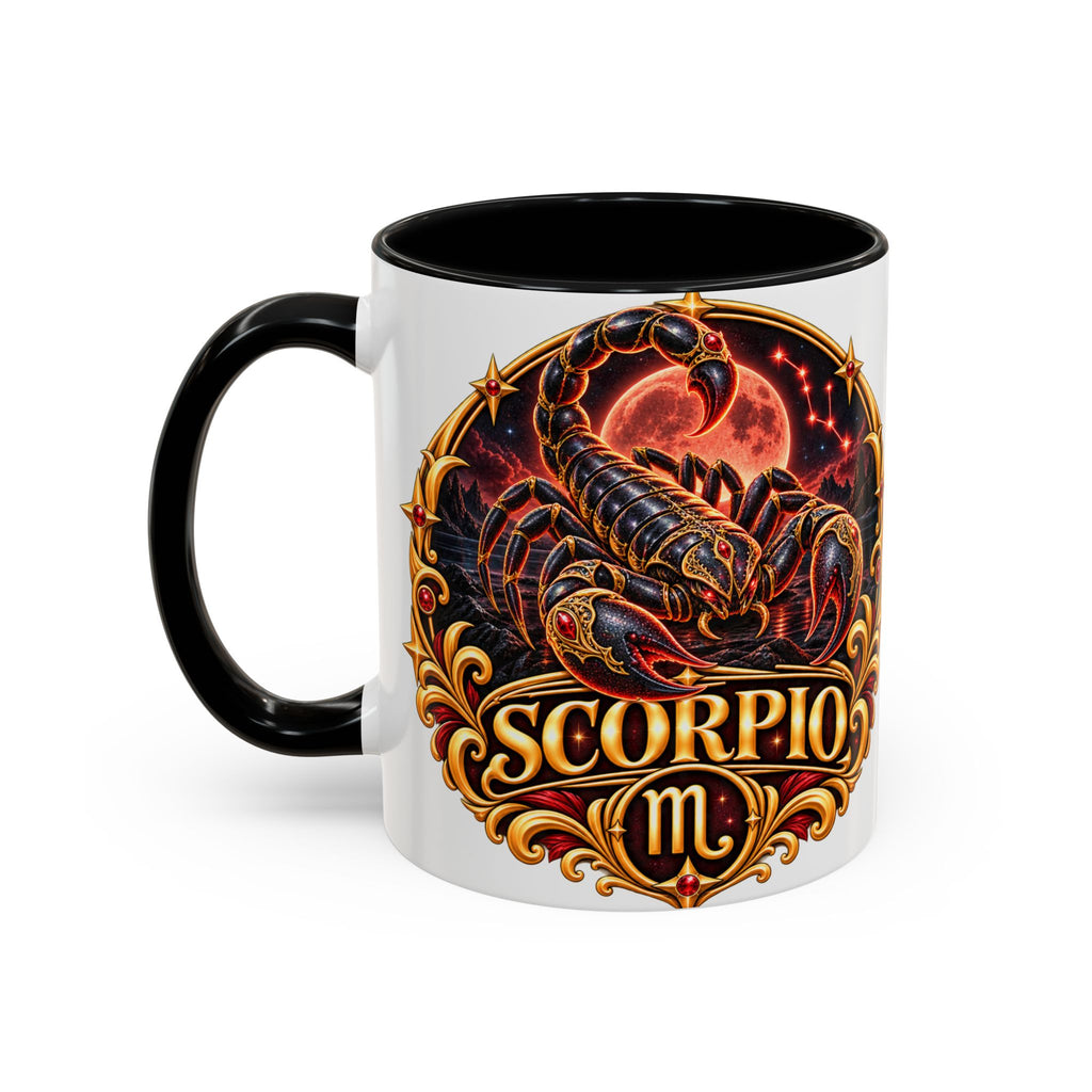 Scorpio Zodiac Coffee Mug — Bold Scorpion Astrology Design (11/15oz)