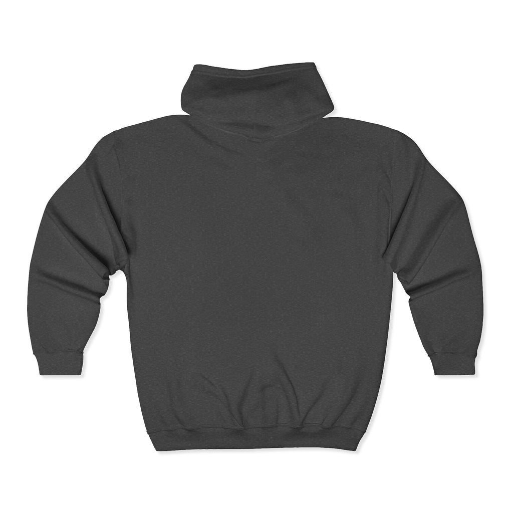 Follow Your Dreams Zip Hoodie — Retro Inspirational Graphic Hoodie