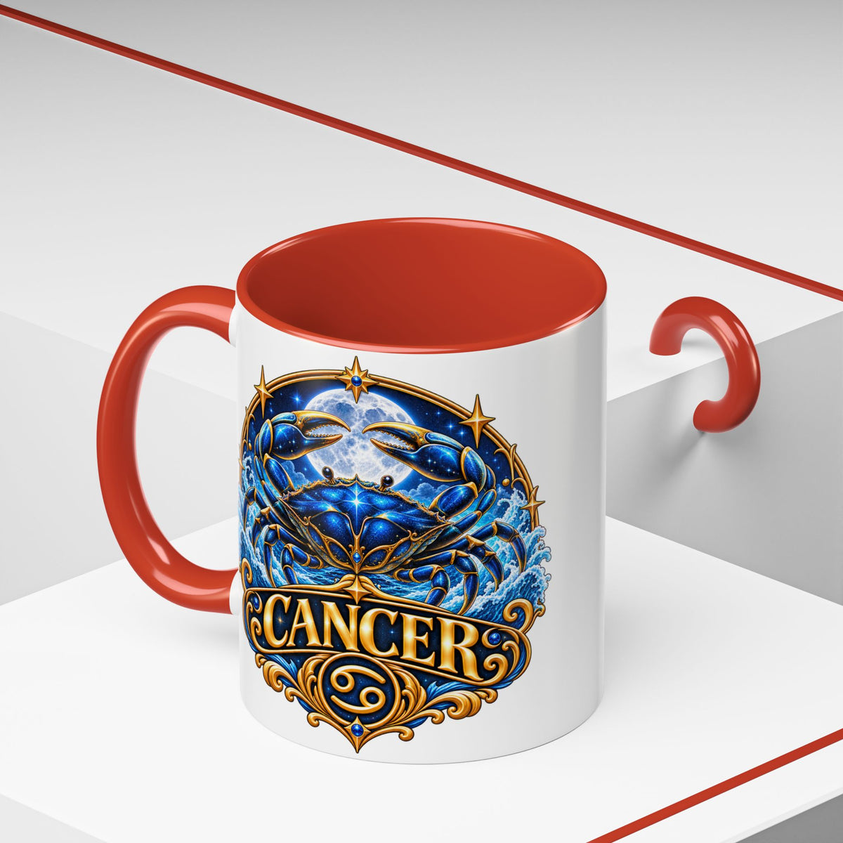 Cancer Zodiac Coffee Mug — Astrology Crab Horoscope Gift (11/15 oz)