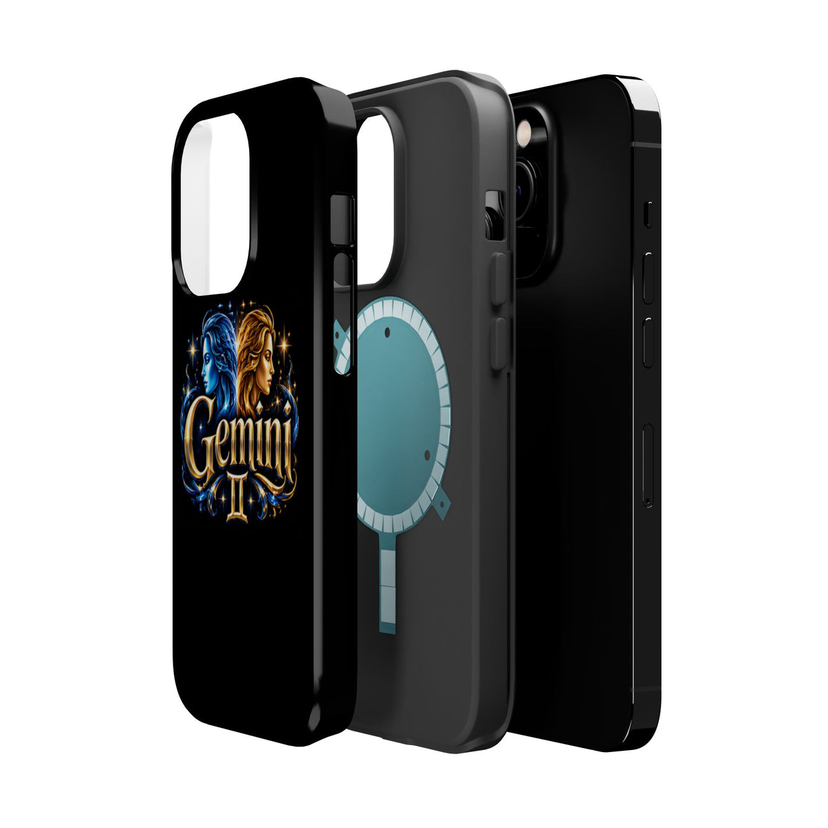 Gemini Zodiac Magnetic Impact-Resistant Phone Case