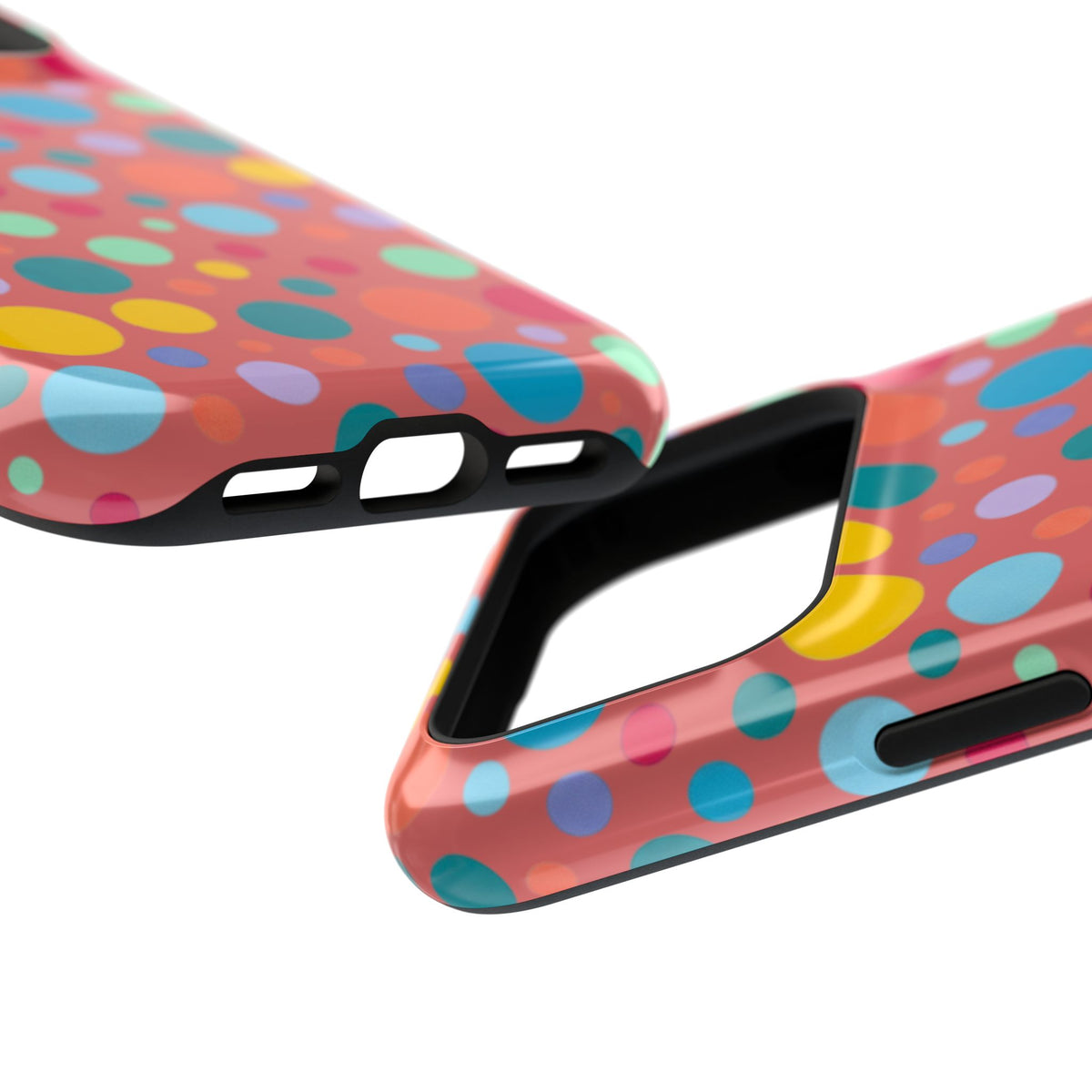Colorful Polka Dot Magnetic Phone Case — Impact-Resistant, Vibrant Retro Dots