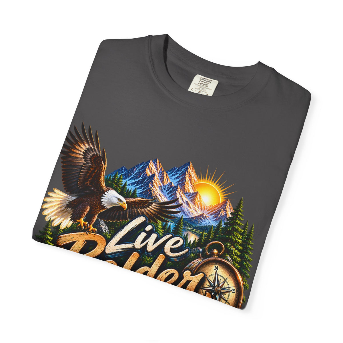 Adventure T-Shirt — "Live Bolder: Explore More, Stay Wild" Graphic Tee