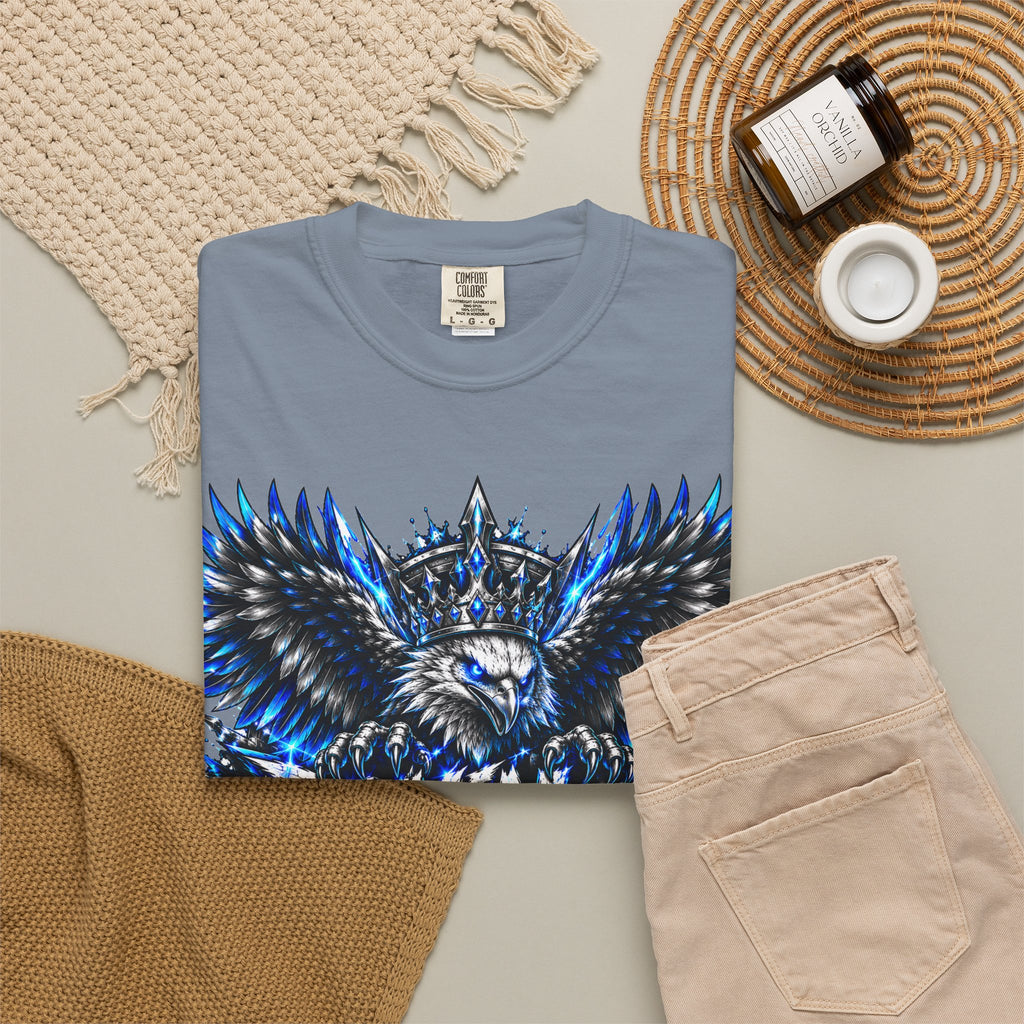Dominate Eagle Graphic T-Shirt — Bold Crowned Eagle Design
