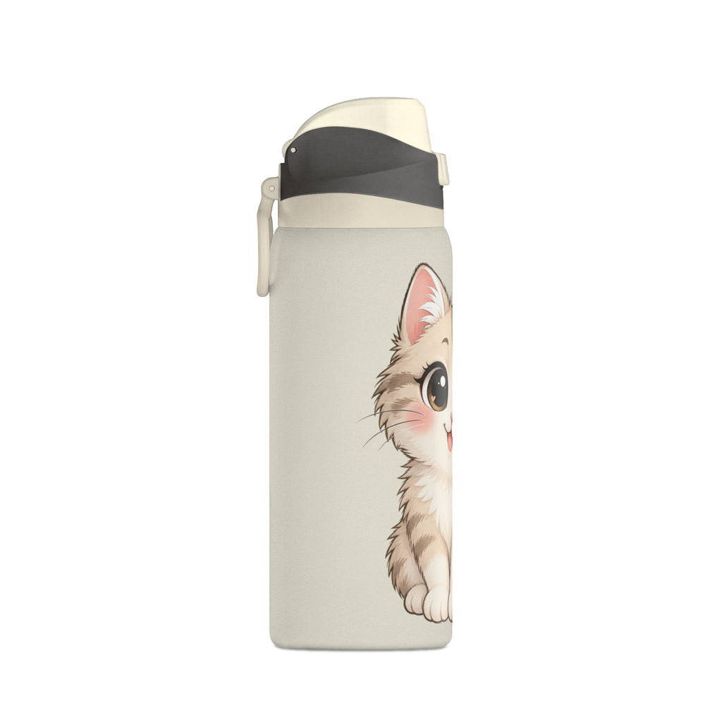 32oz Insulated Water Bottle – Cute Kitten Design