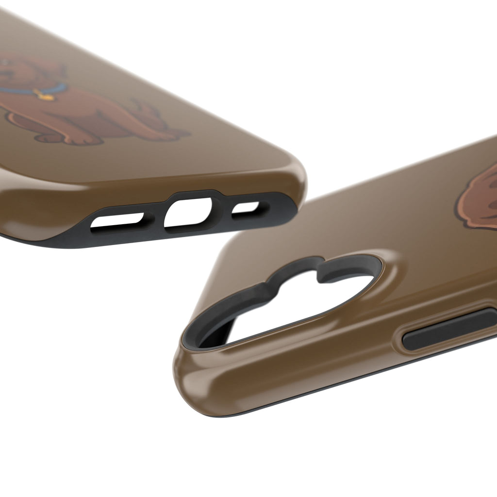 Chocolate Labrador Phone Case — Cute Dog Impact‑Resistant iPhone Cover