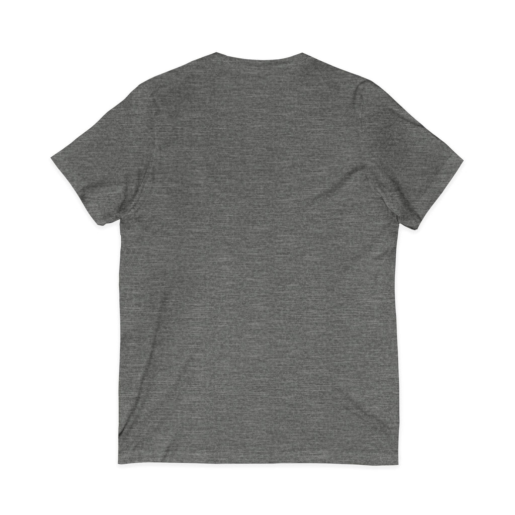 V-Neck Tee — Colorful Brushstroke Quote "To Avoid Criticism Say Nothing, Do Nothing, Be Nothing"