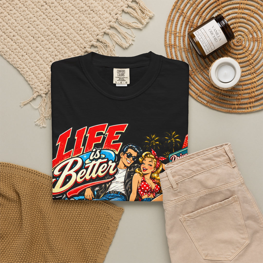 Life Is Better Drive-In Vintage T-Shirt