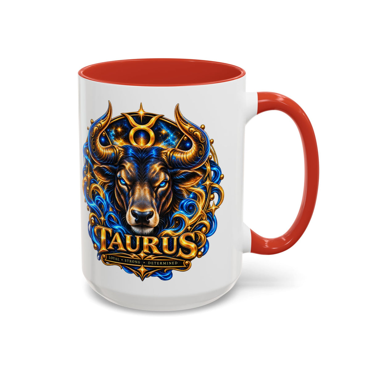 Taurus Coffee Mug — Zodiac Bull Accent Mug (11/15oz)
