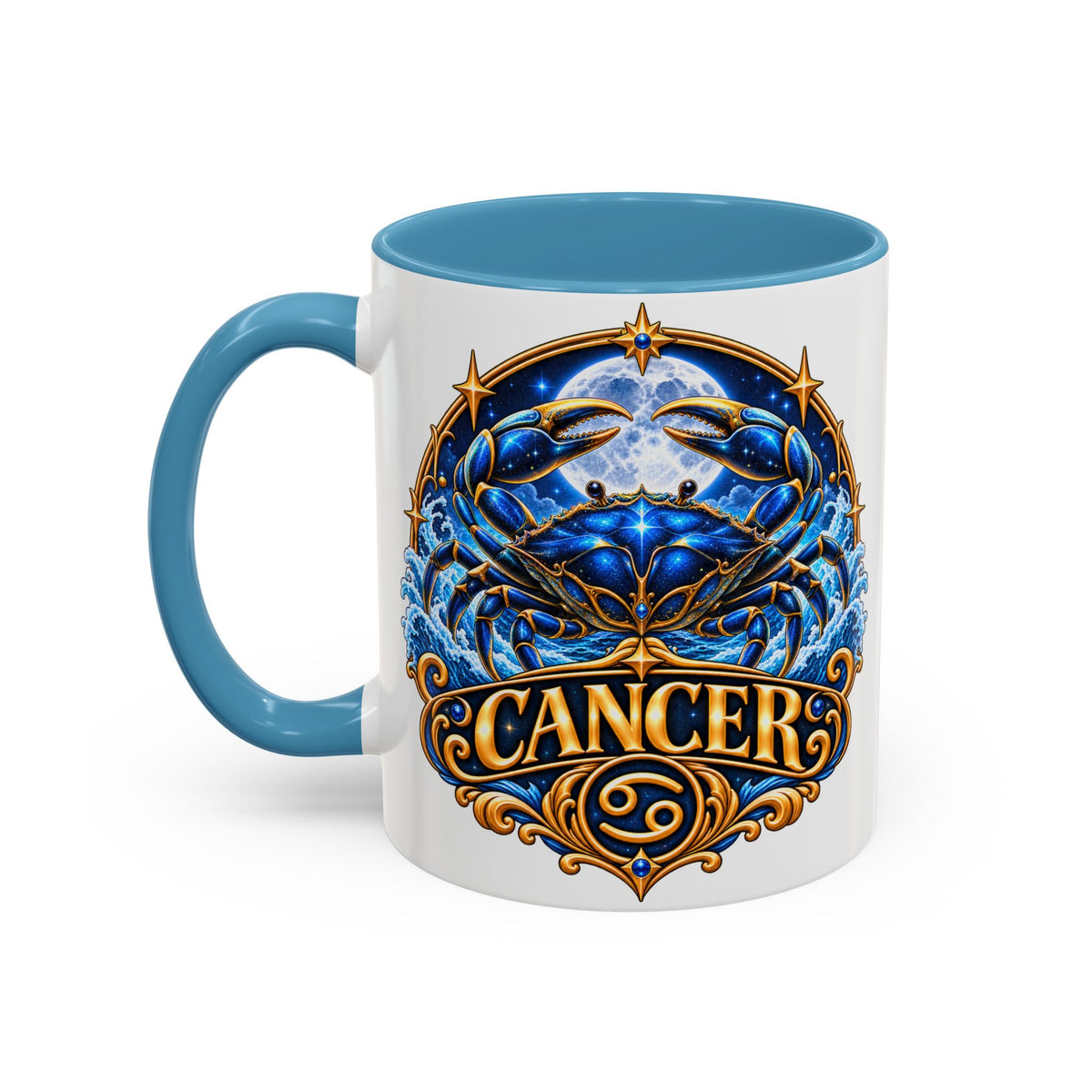Cancer Zodiac Coffee Mug — Astrology Crab Horoscope Gift (11/15 oz)