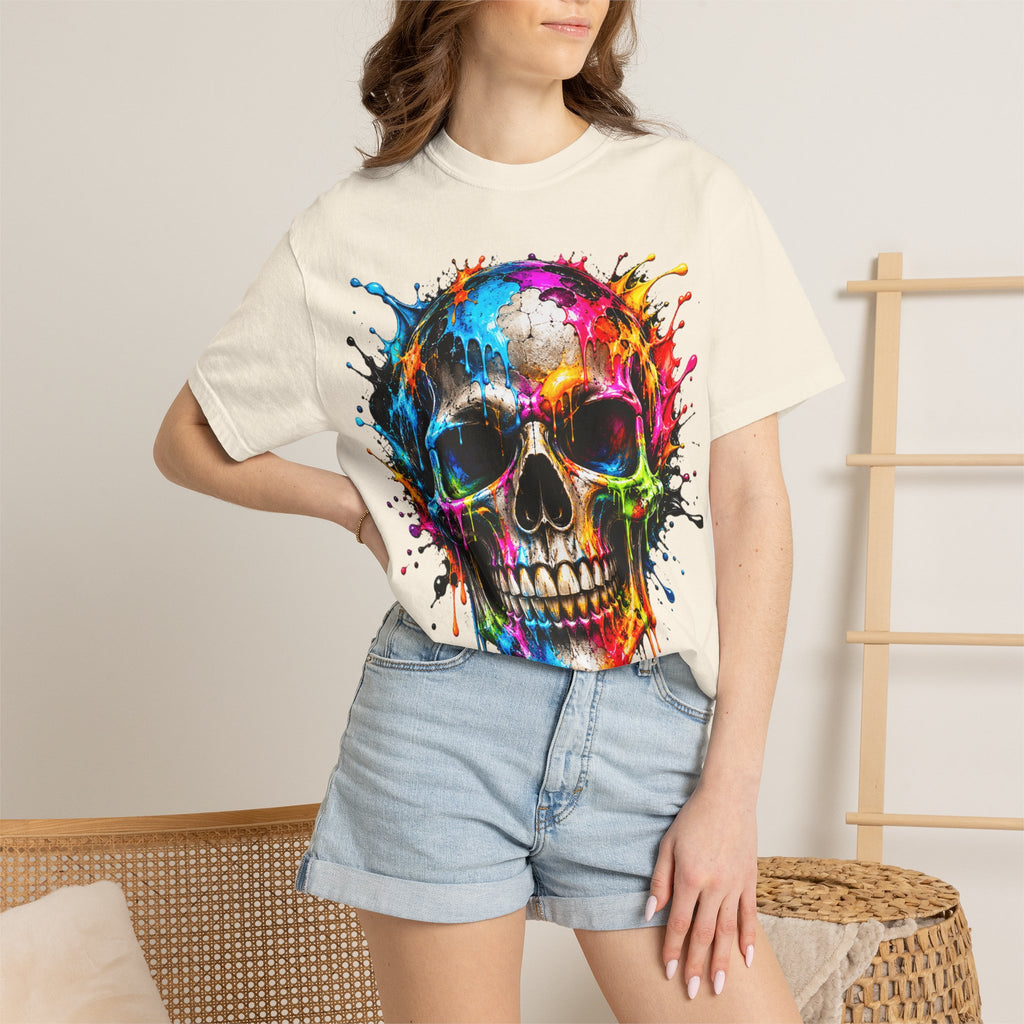 Color Splash Skull T-Shirt