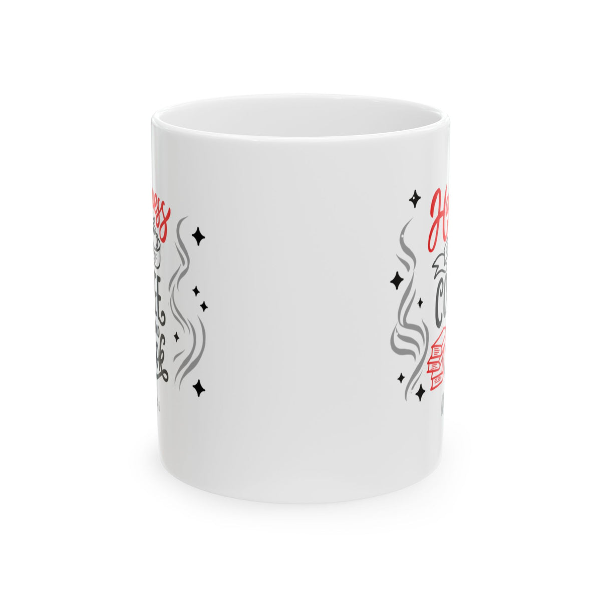 Ceramic Mug — "Happiness Cute Confetti Coffee Mug (11oz/15oz)
