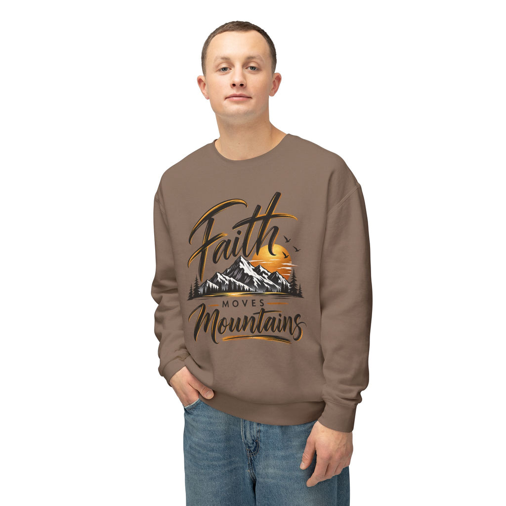 Faith Moves Mountains Crewneck Sweatshirt
