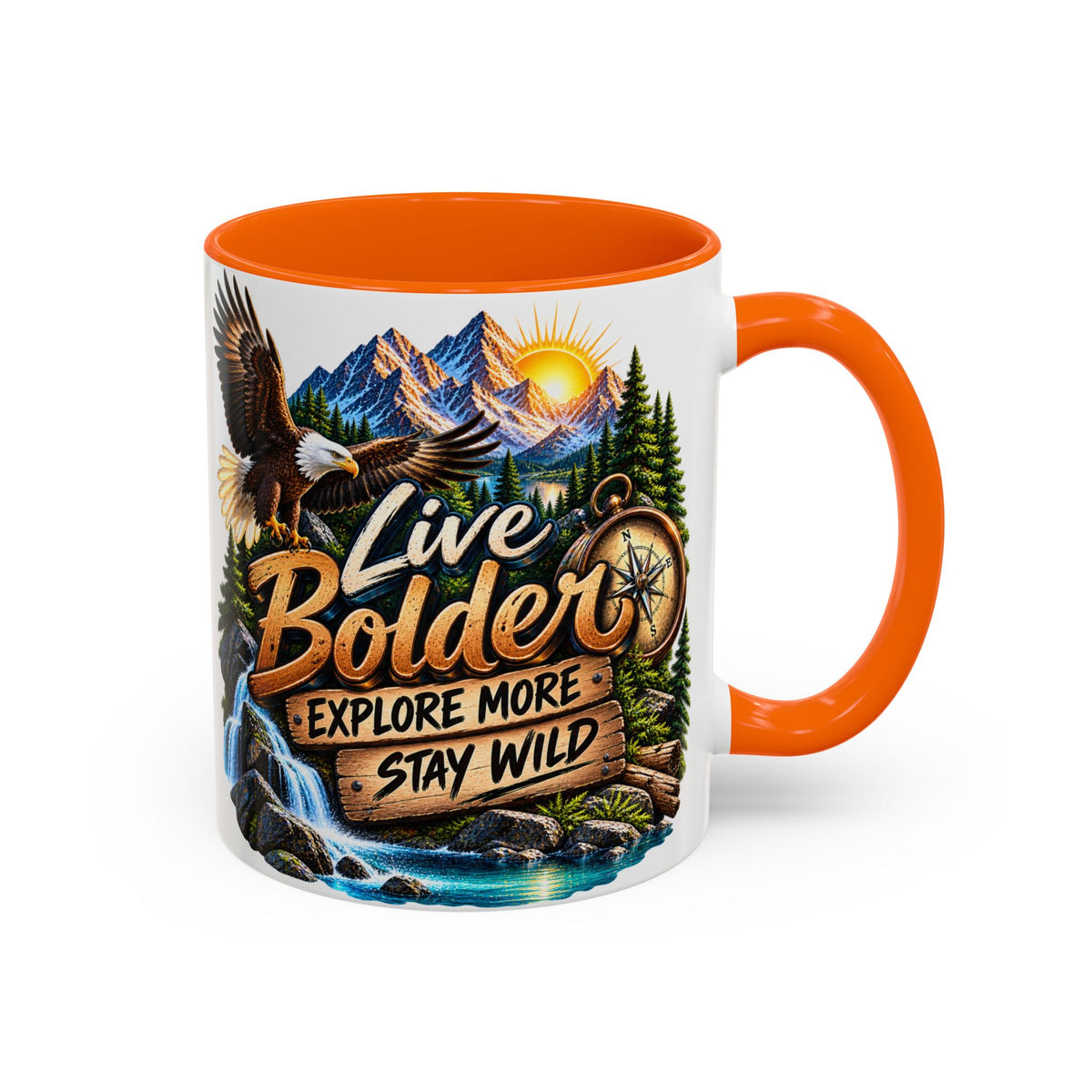 Live Bolder Explore More Stay Wild Coffee Mug