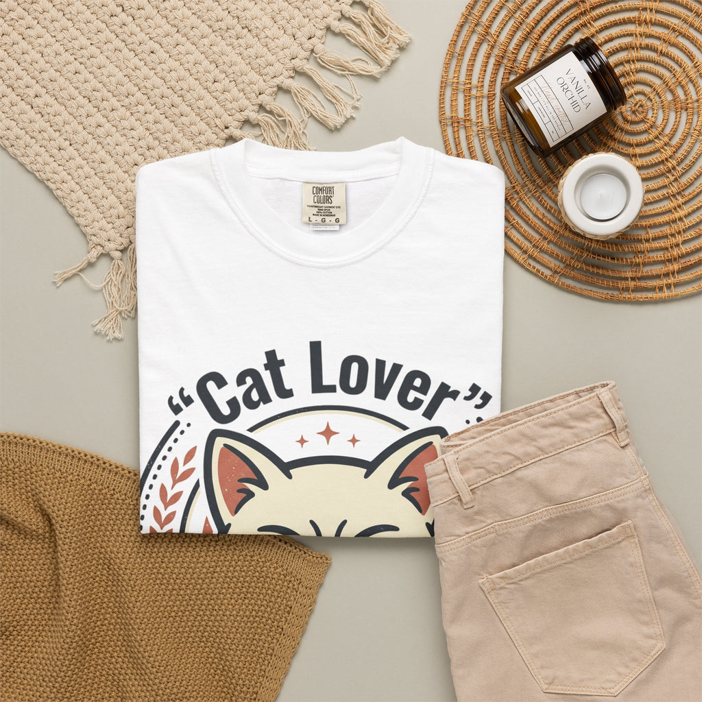 Cat Lover T-Shirt — "Proud & Purry" Retro Cat Graphic Tee