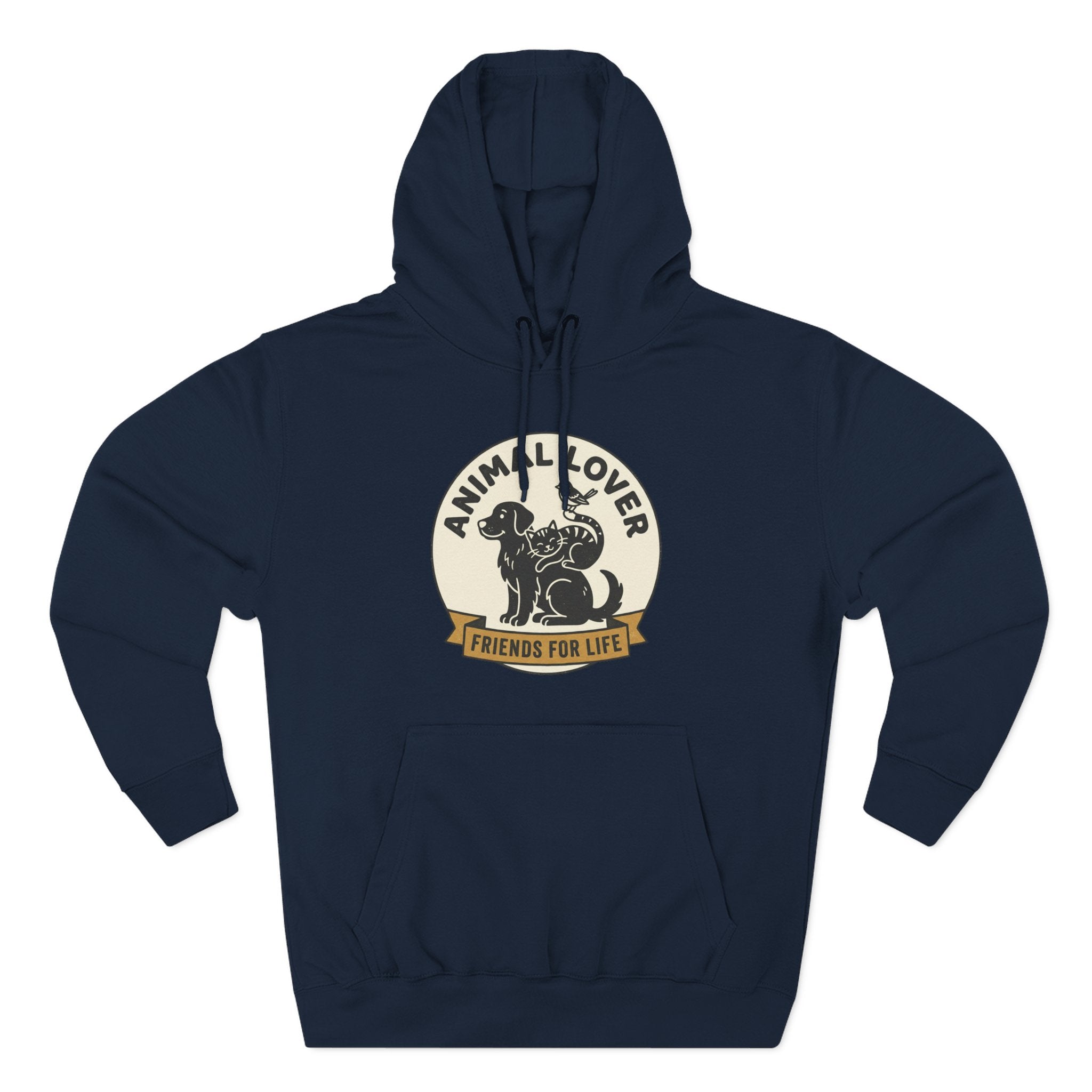 Animal Lover Hoodie – Friends For Life Graphic Pullover
