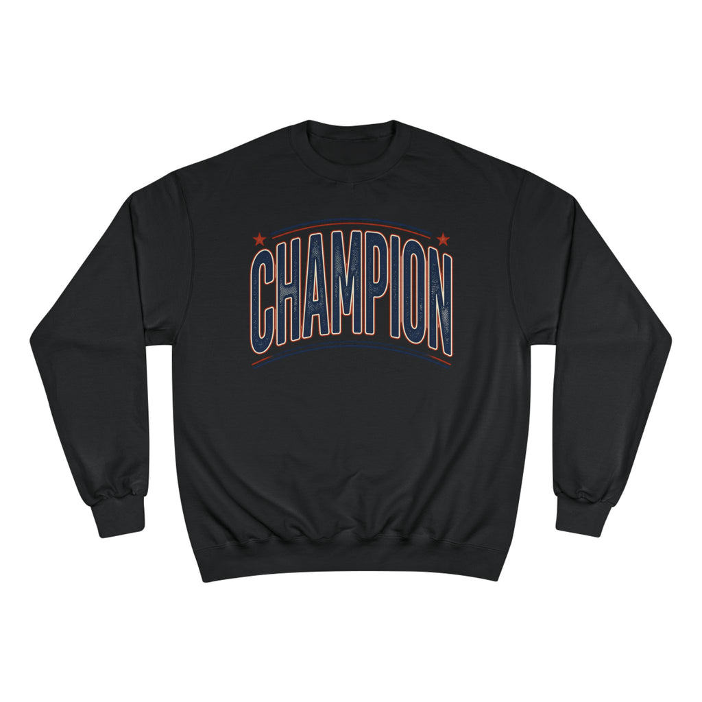 Champion Graphic Sweatshirt — Retro Arch Lettering Pullover